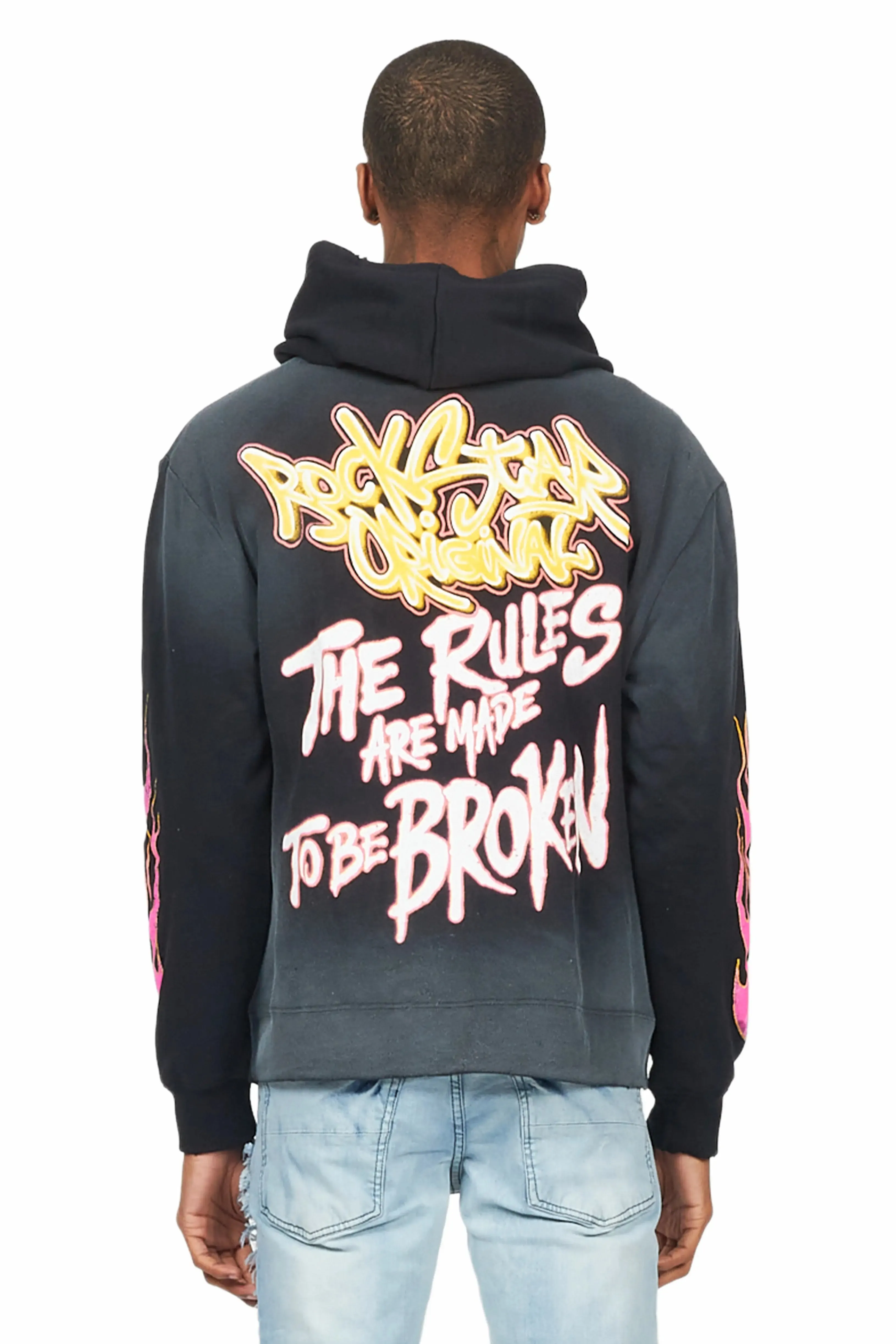Rafe Black Graphic Hoodie sold by Rockstar Original product image thumbnail 5