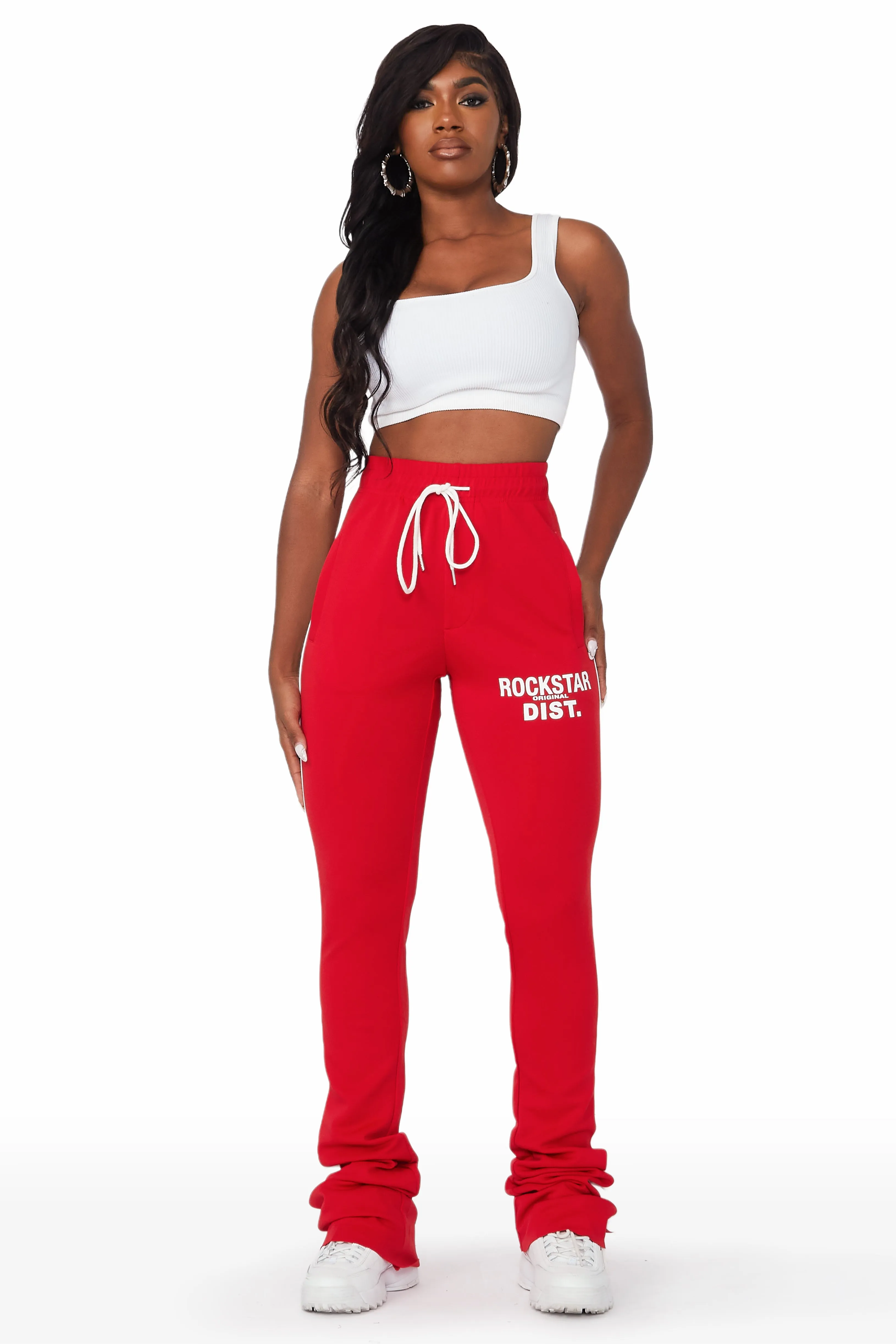 Savannah Red Super Stacked Track Pant sold by Rockstar Original product image thumbnail 2
