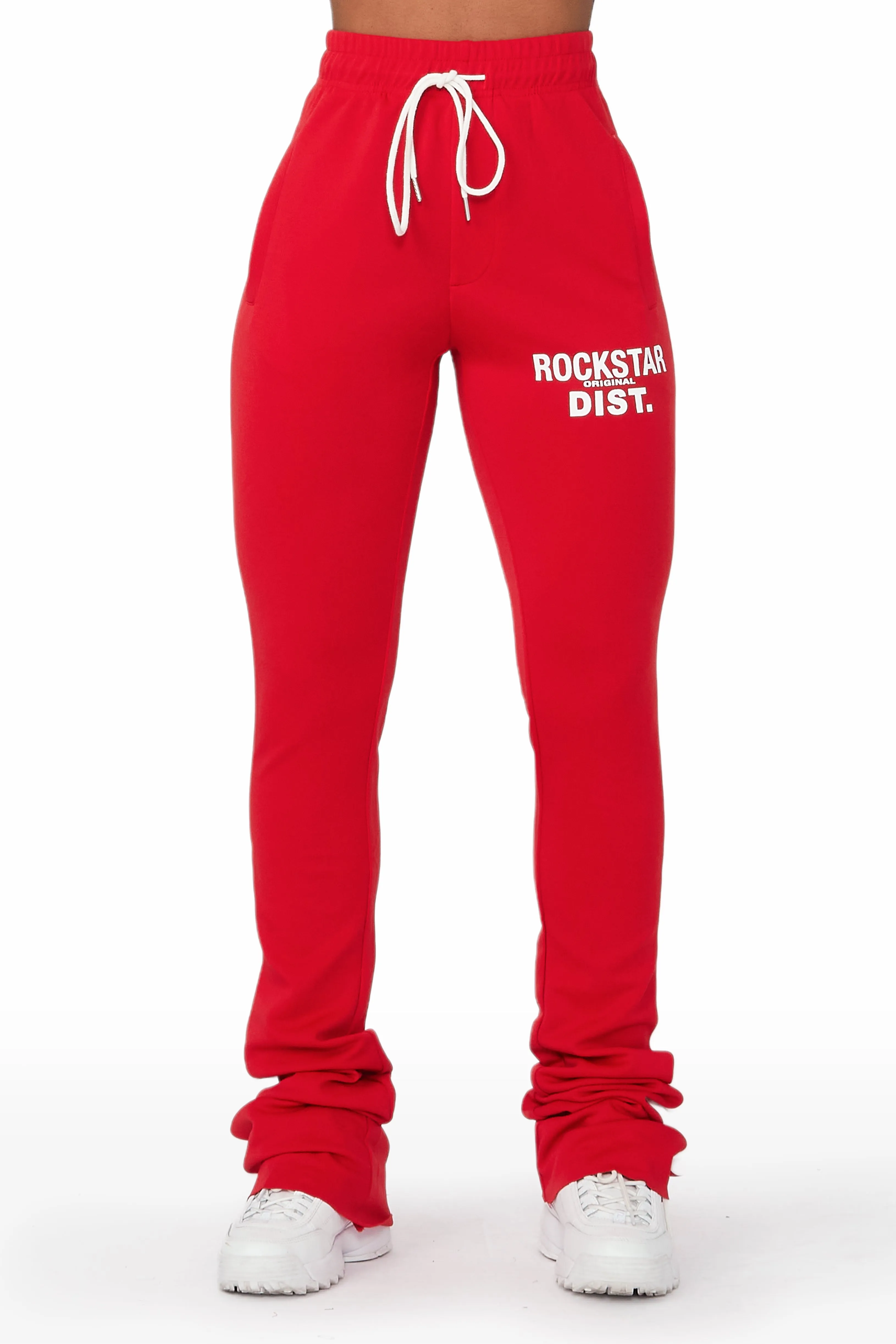 Savannah Red Super Stacked Track Pant sold by Rockstar Original product image thumbnail 4