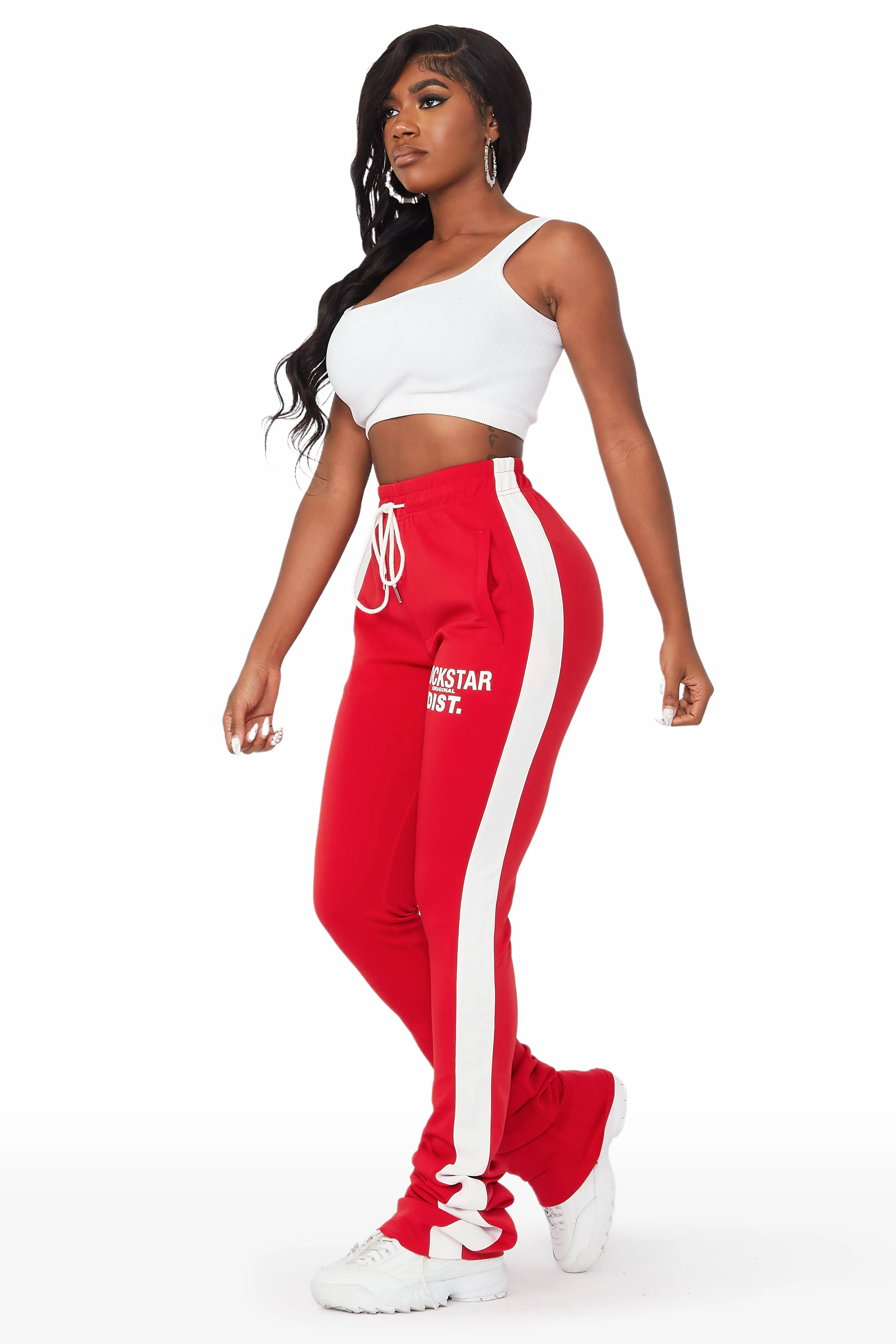 Savannah Red Super Stacked Track Pant sold by Rockstar Original product image thumbnail 3