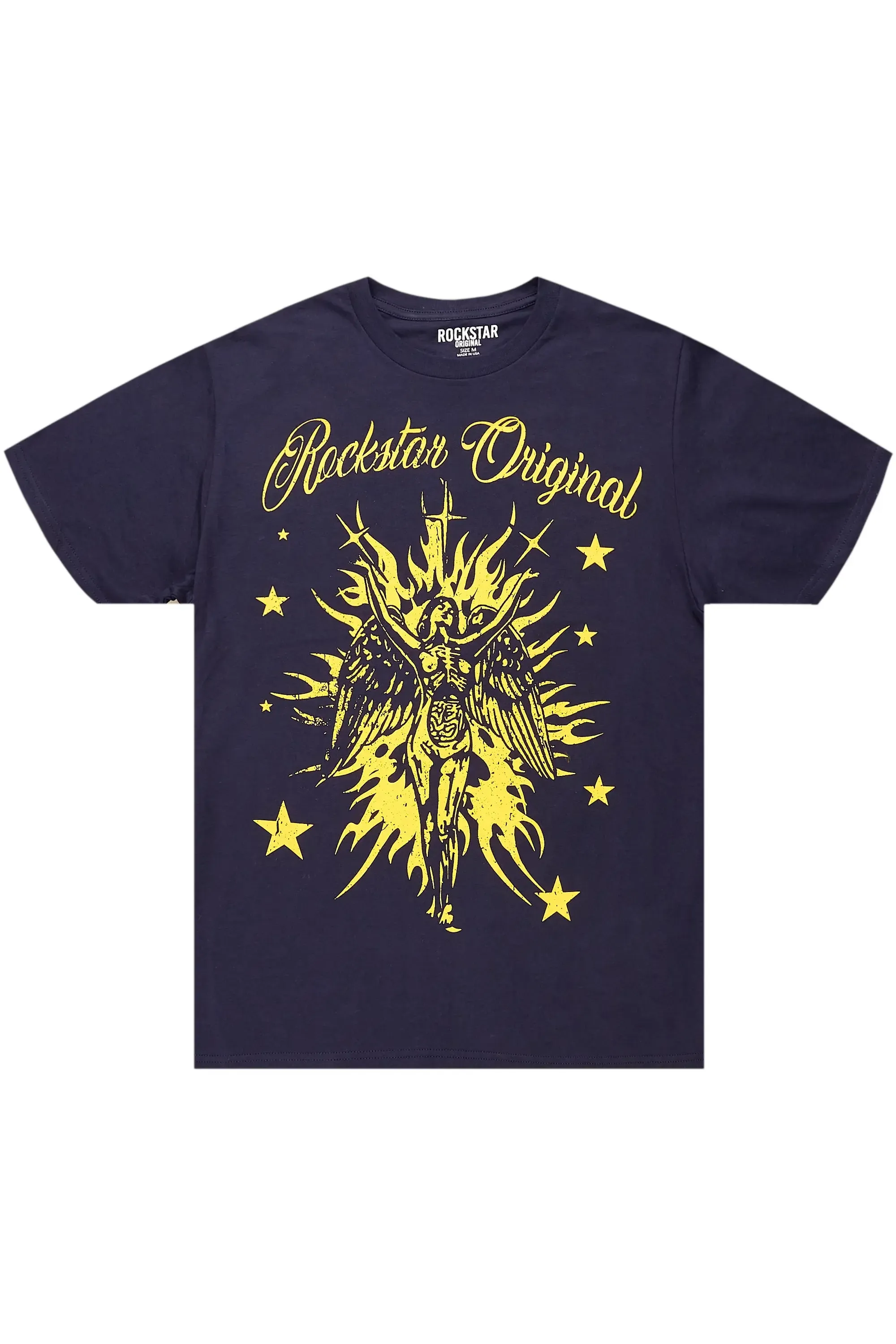 Jamyia Navy Oversized T-Shirt sold by Rockstar Original