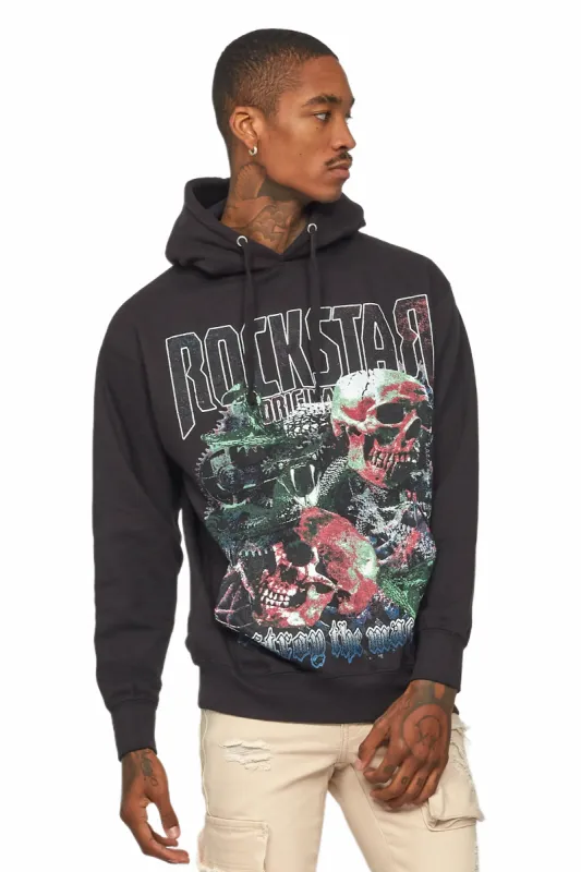 Argent Black Graphic Hoodie sold by Rockstar Original