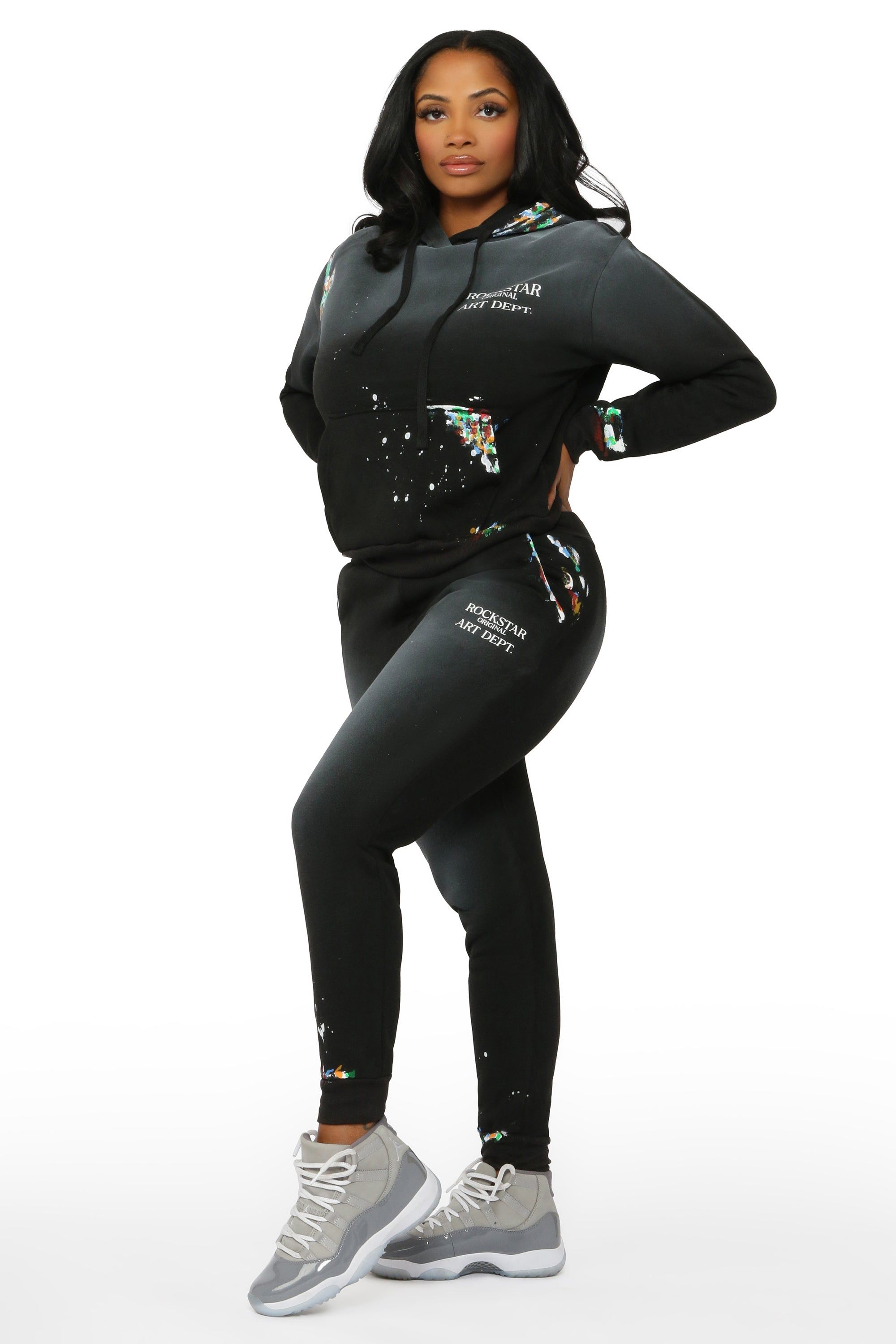 Krystella Black Trackset sold by Rockstar Original product image thumbnail 4