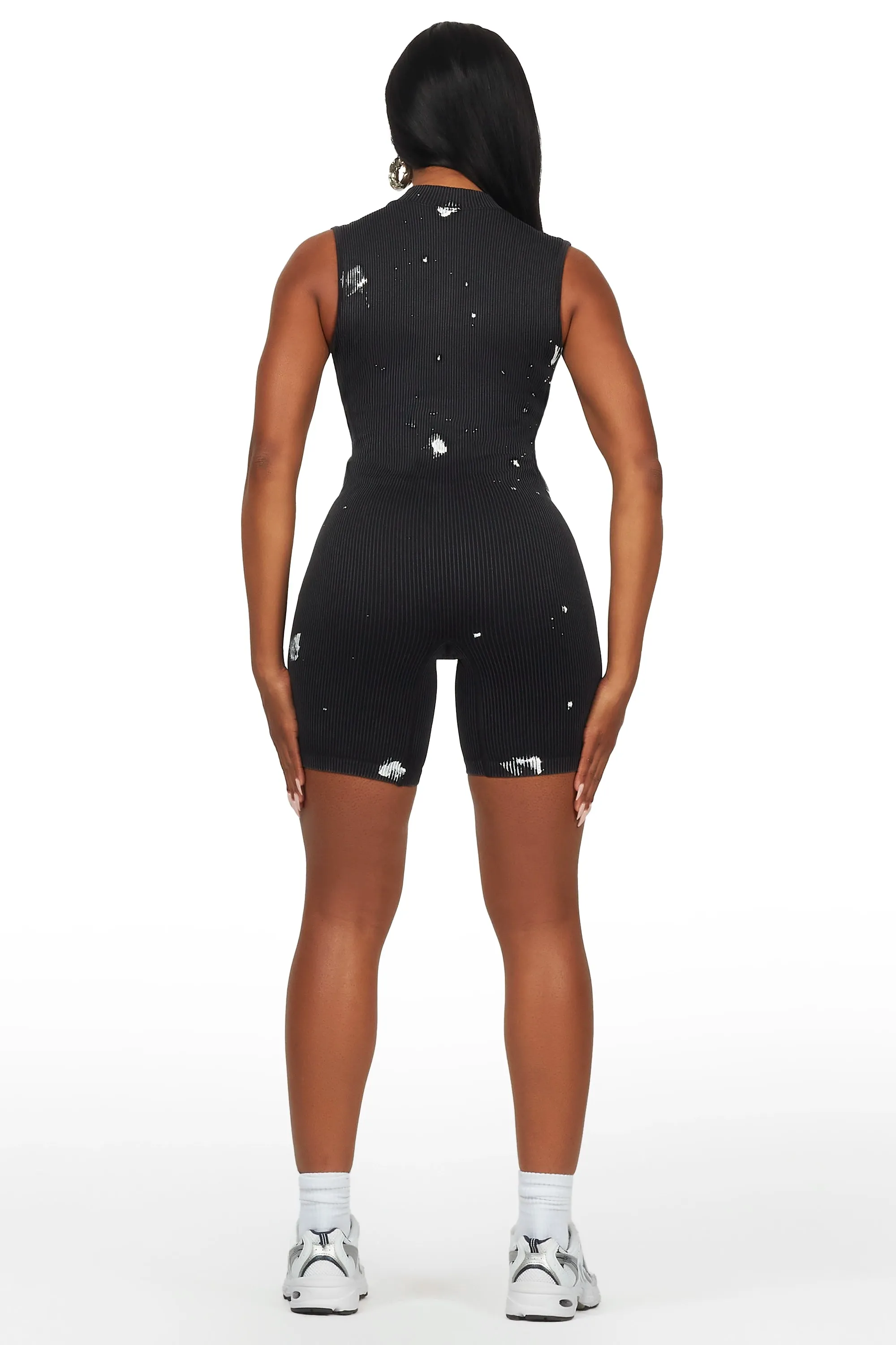 Akia Black Painted Romper sold by Rockstar Original product image thumbnail 5