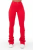 Khadeeja Red Super Stacked Jean sold by Rockstar Original
