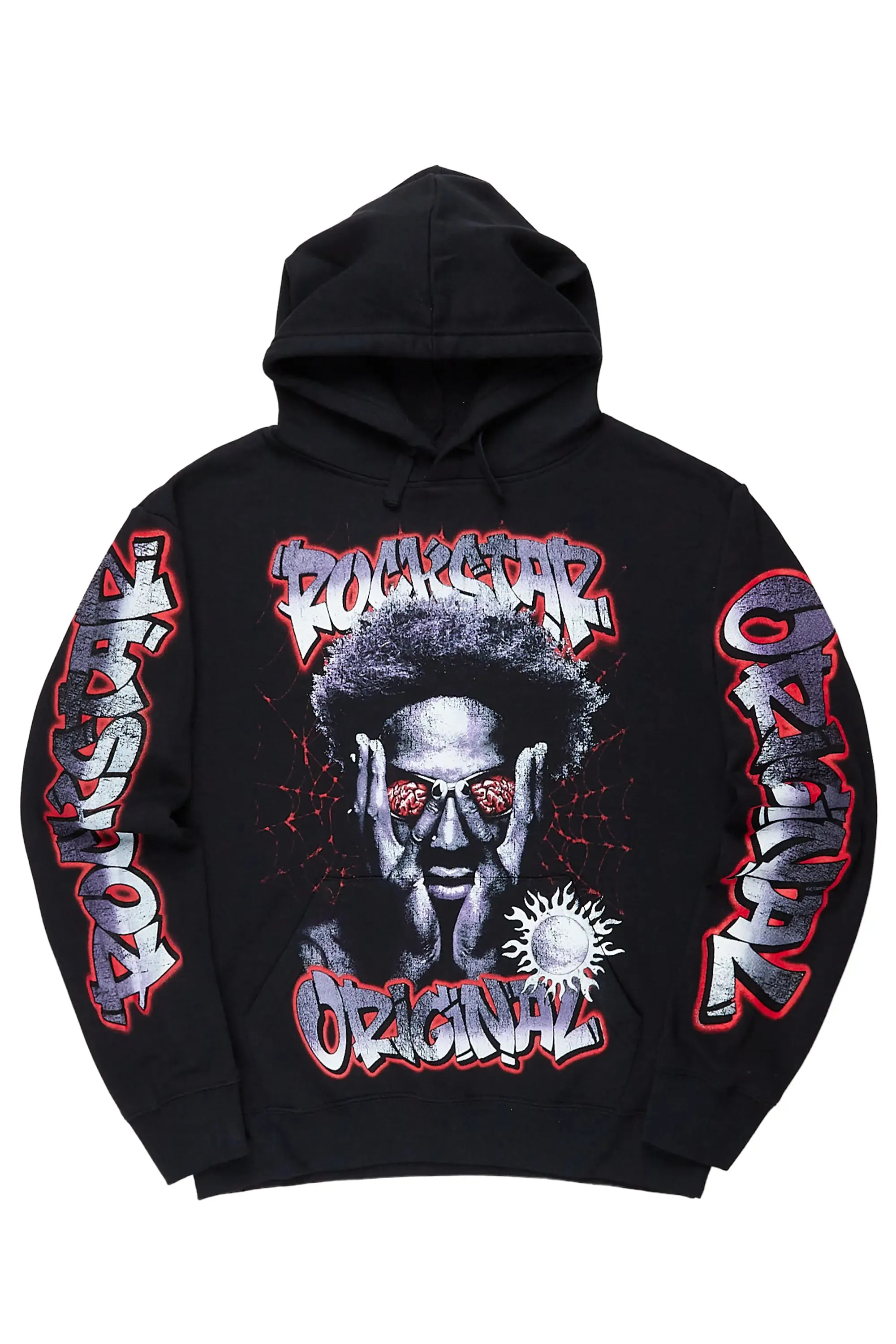Acke Black Graphic Hoodie sold by Rockstar Original product image thumbnail 2