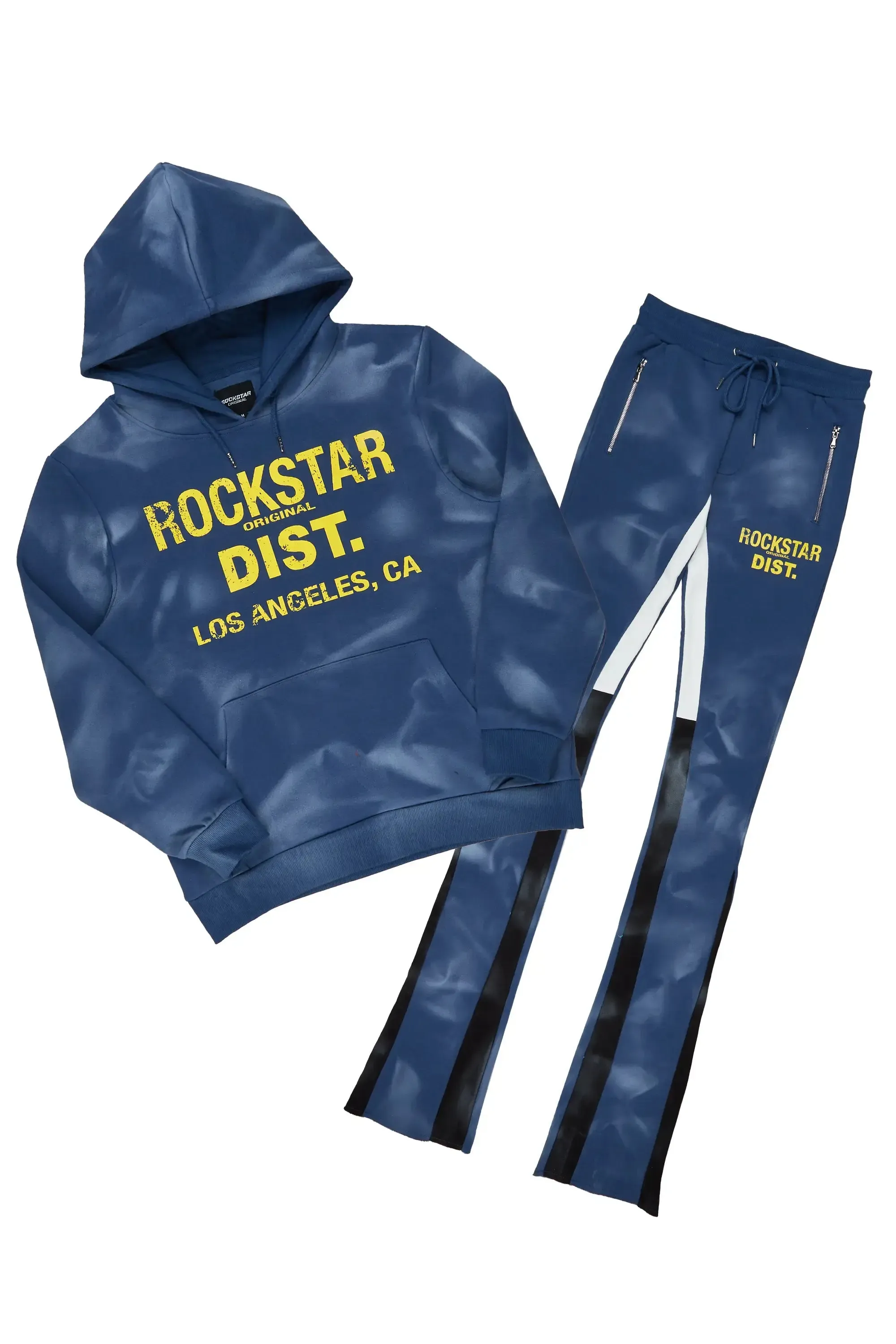 Nelly Navy Hoodie/Super Stacked Flare Pant Set sold by Rockstar Original product image thumbnail 2