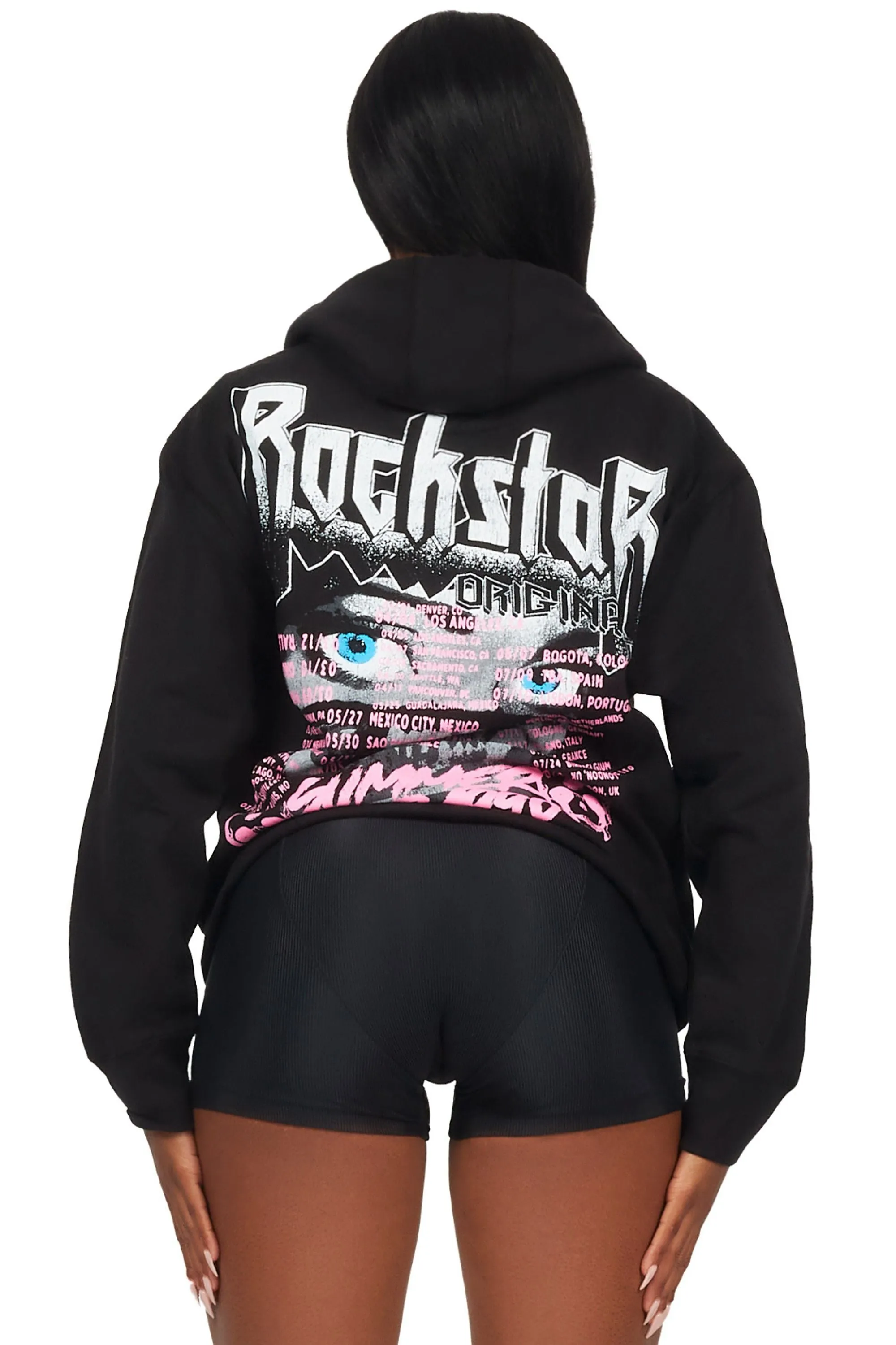 Latyra Black Oversized Hoodie sold by Rockstar Original