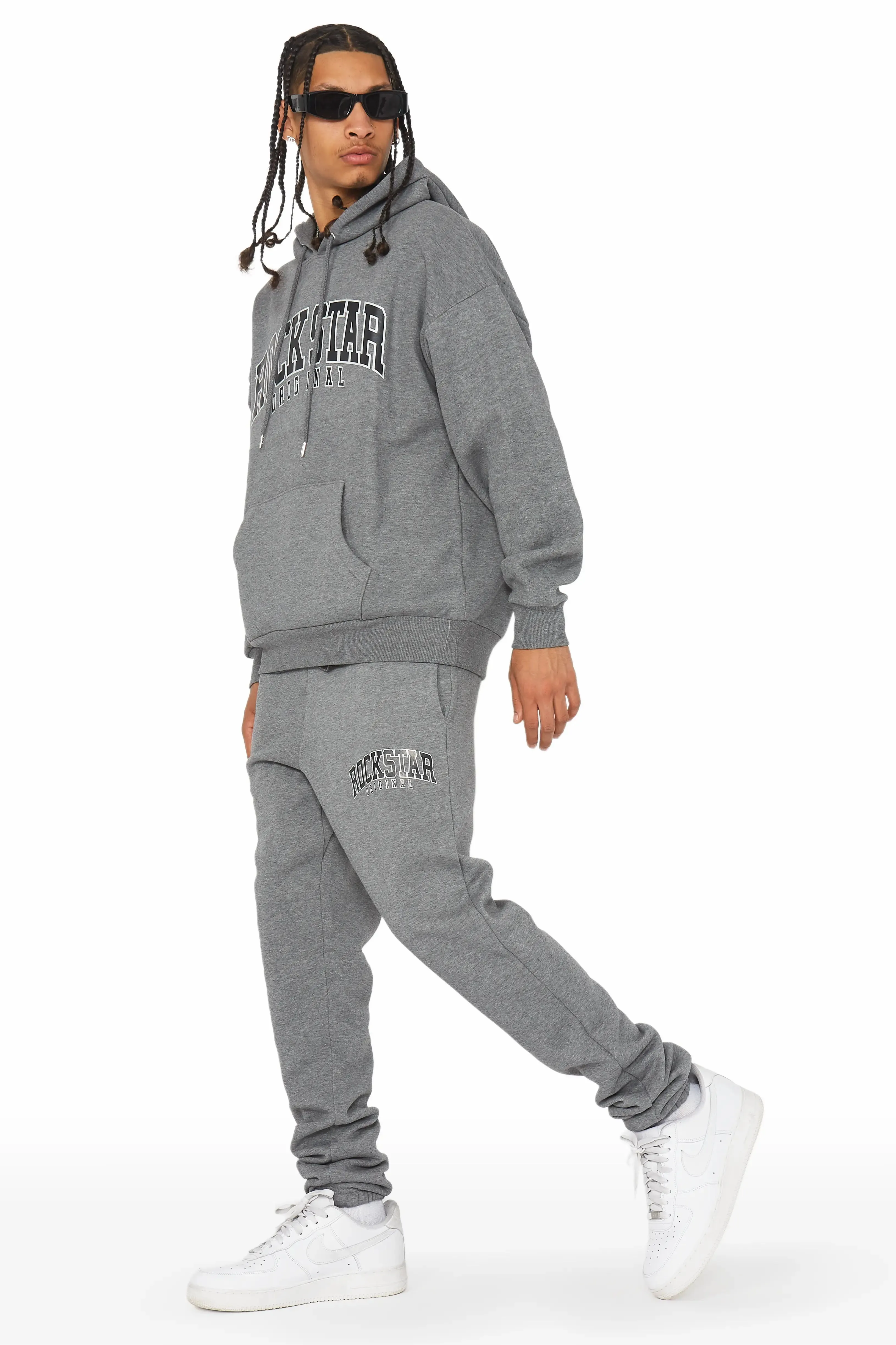 Tobias Vintage Grey Relaxed Fit Track Set sold by Rockstar Original product image thumbnail 5