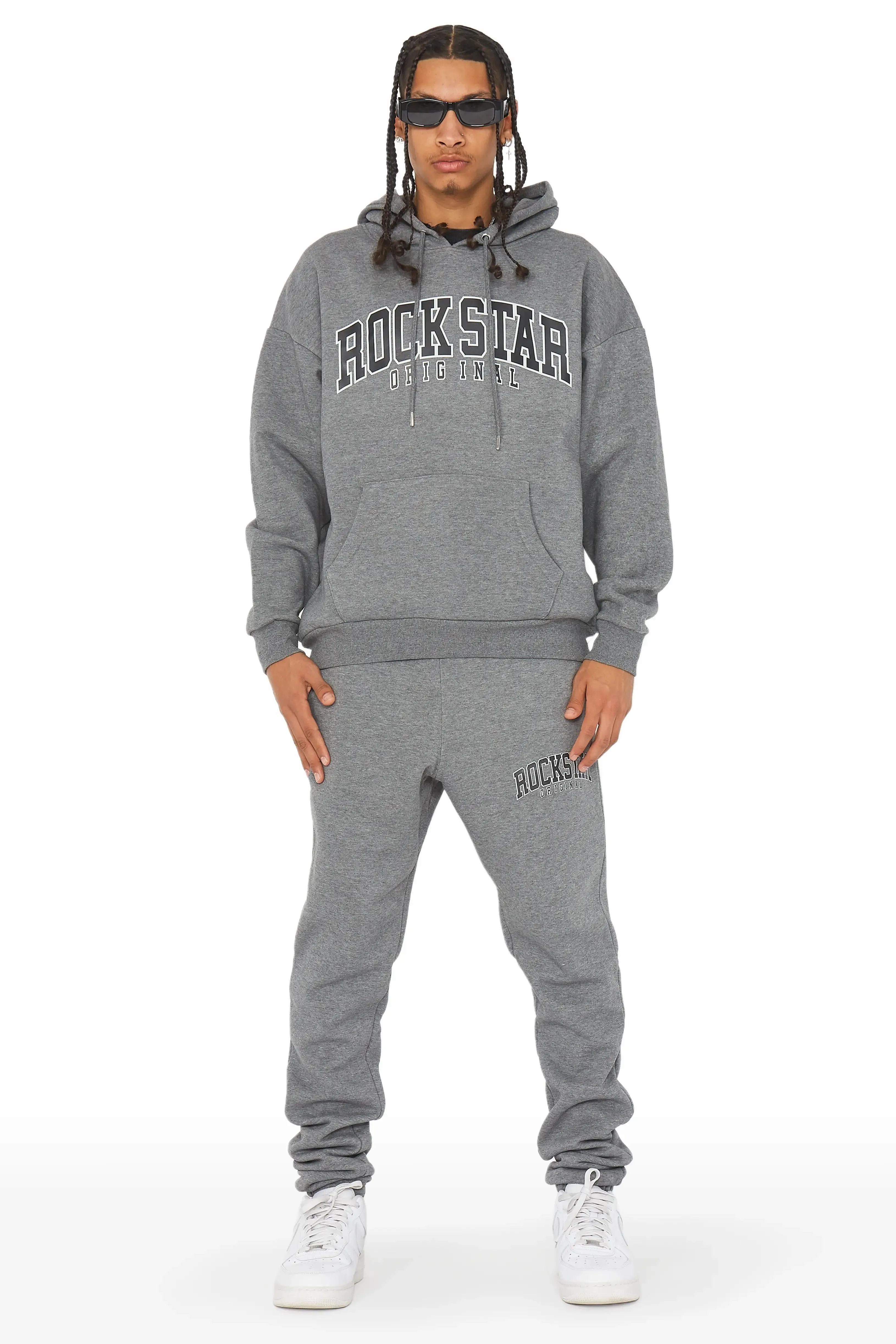 Tobias Vintage Grey Relaxed Fit Track Set sold by Rockstar Original