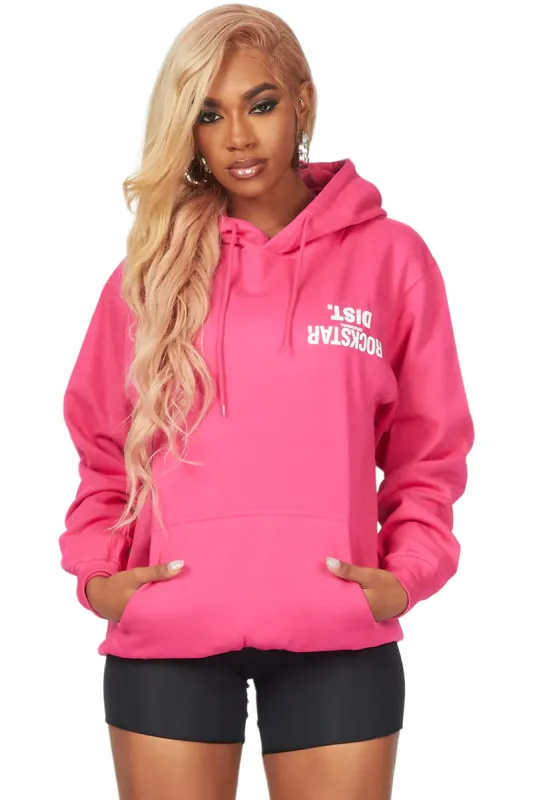 Kelita Fuchsia Oversized Hoodie sold by Rockstar Original