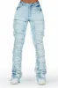 Zariyah Light Wash Stacked Flare Jean sold by Rockstar Original