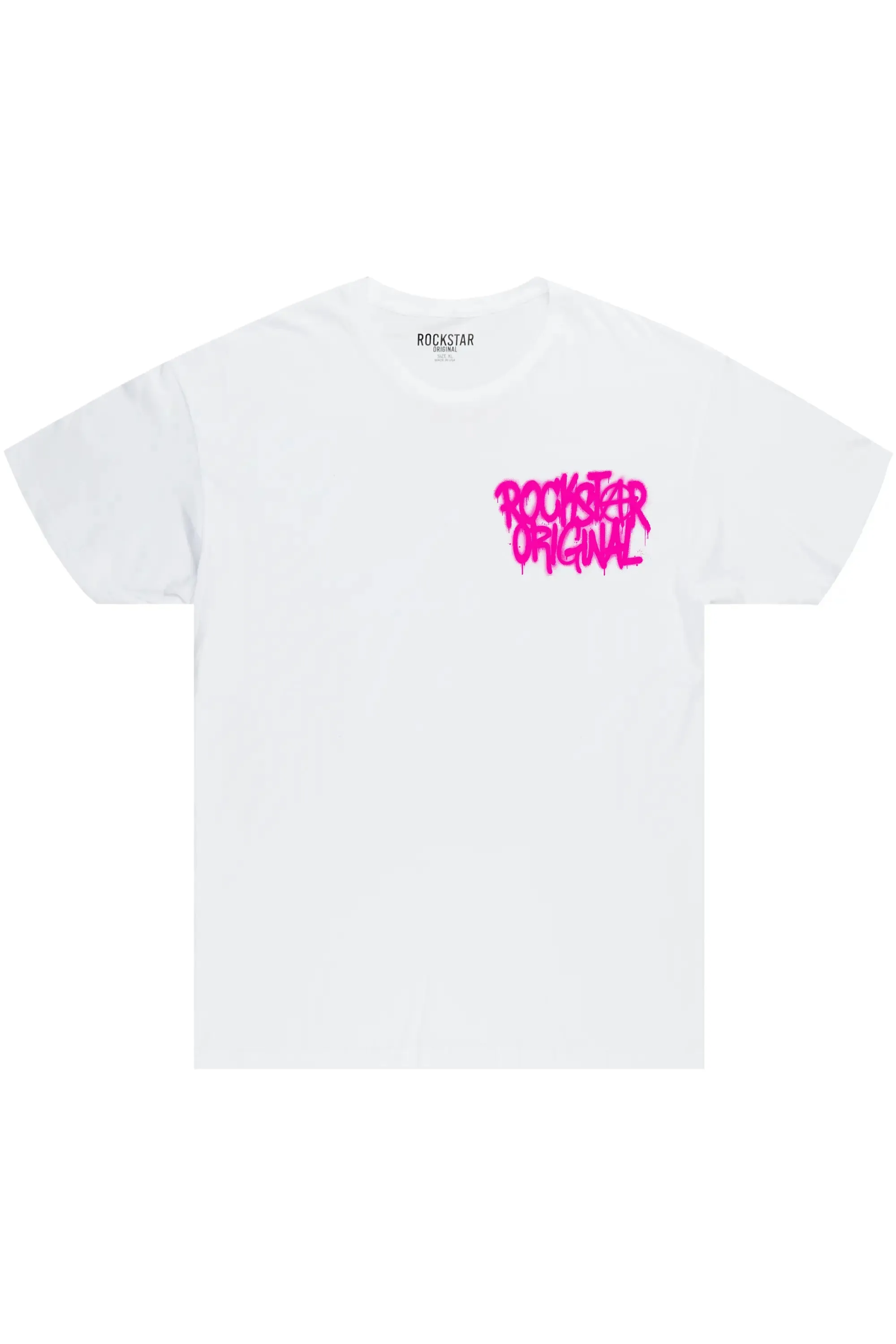 Aniyah White Oversized T-Shirt sold by Rockstar Original product image thumbnail 3