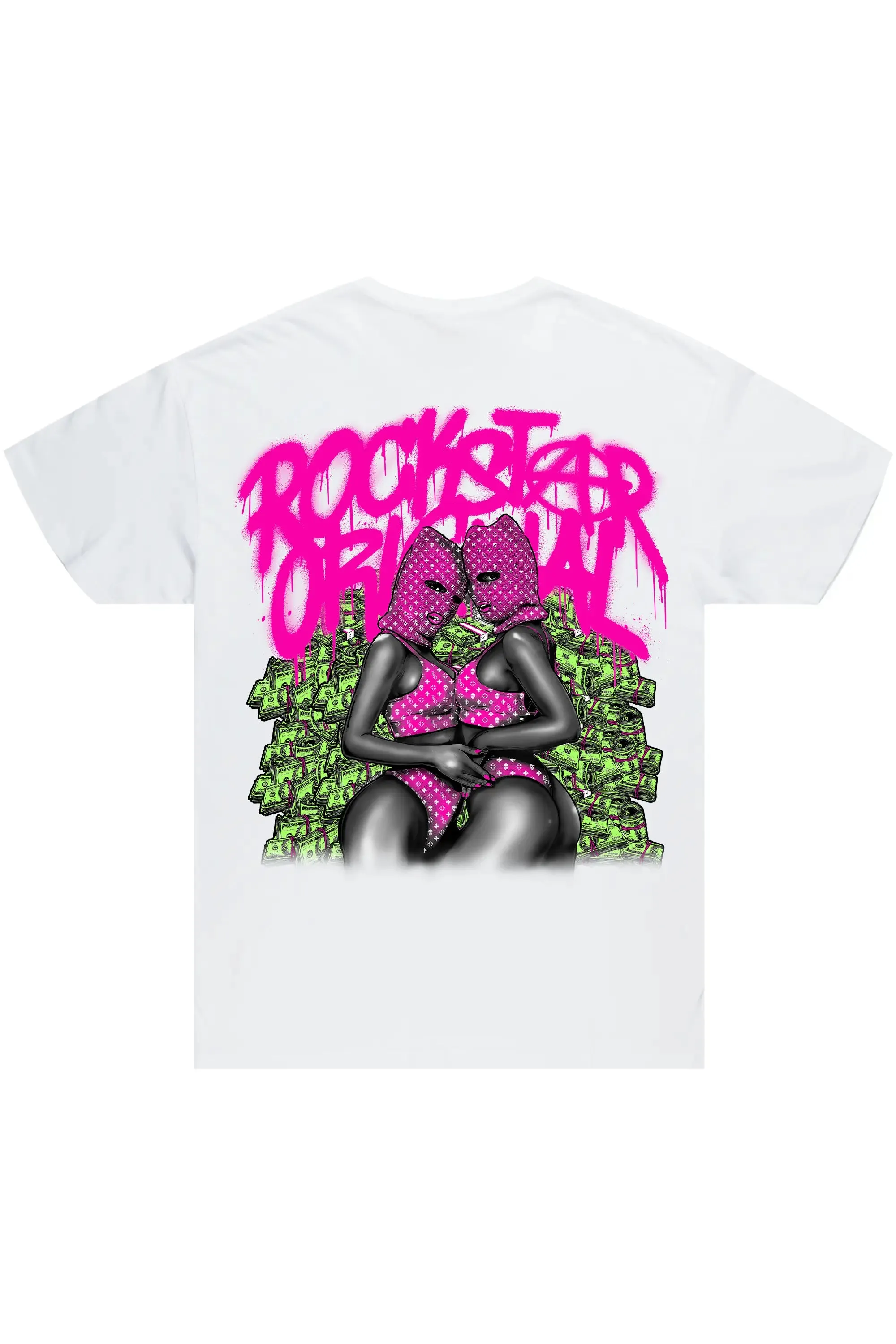 Aniyah White Oversized T-Shirt sold by Rockstar Original