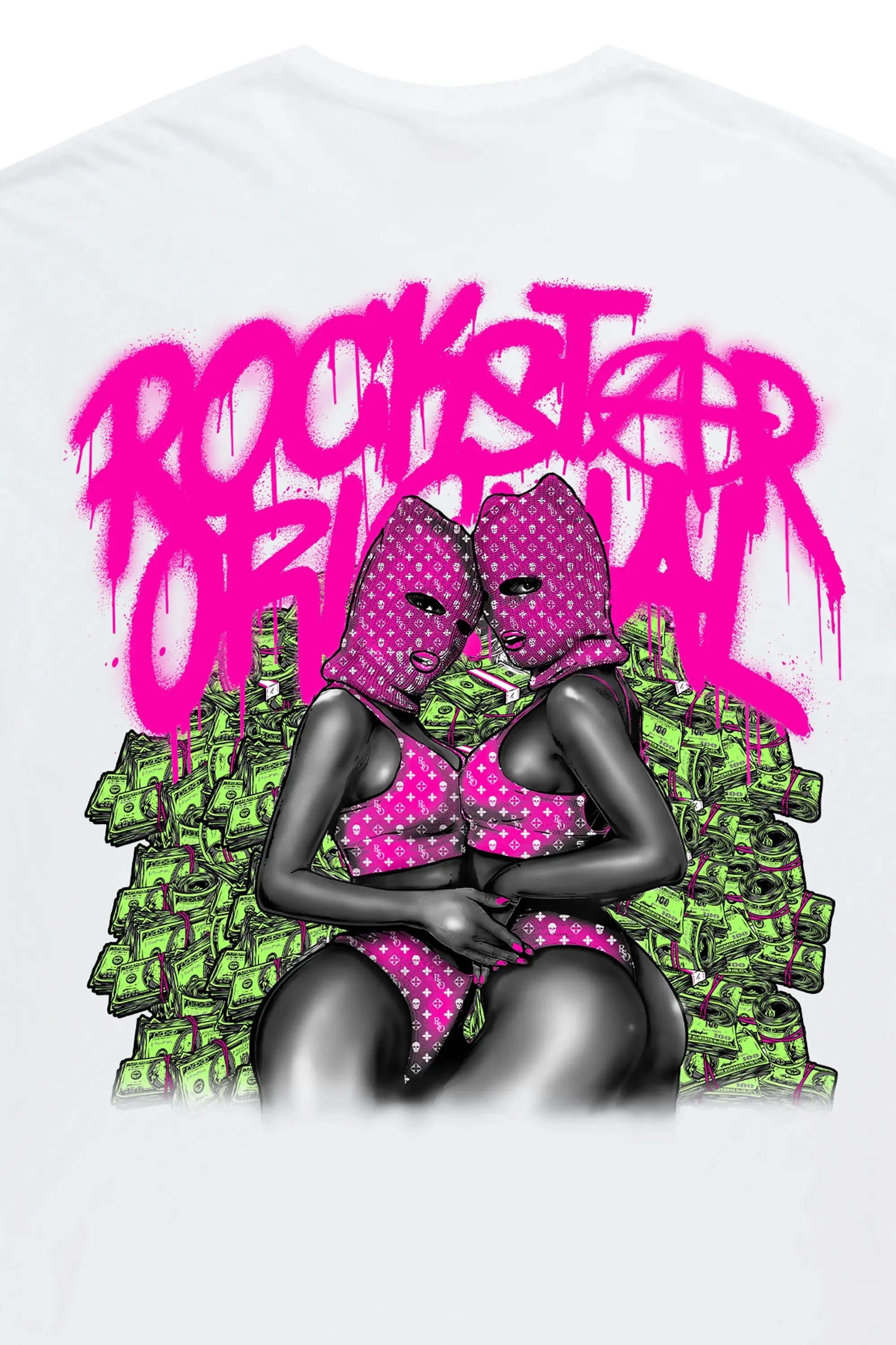 Aniyah White Oversized T-Shirt sold by Rockstar Original product image thumbnail 2