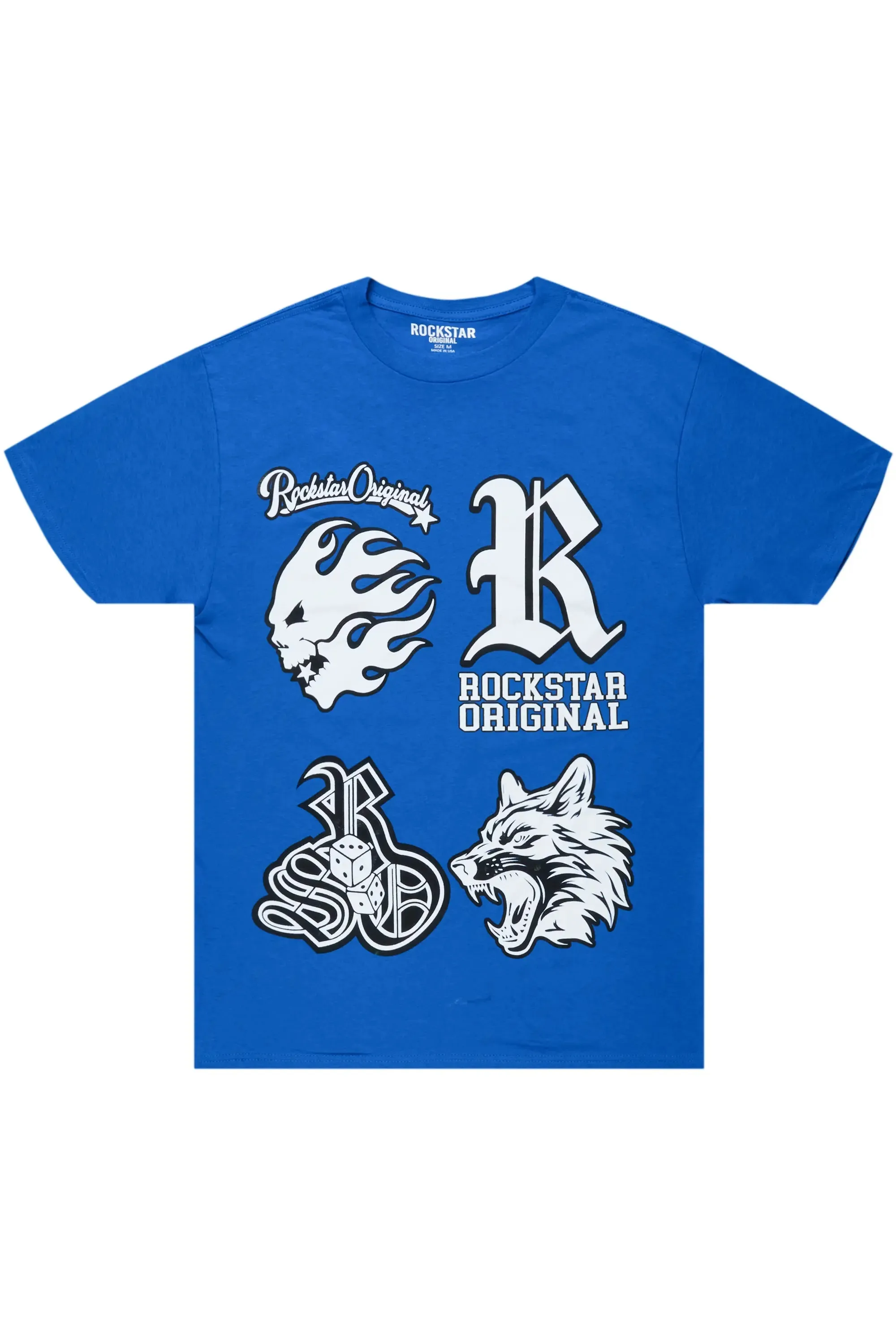 Fagan Royal Blue Graphic T-Shirt sold by Rockstar Original product image thumbnail 3