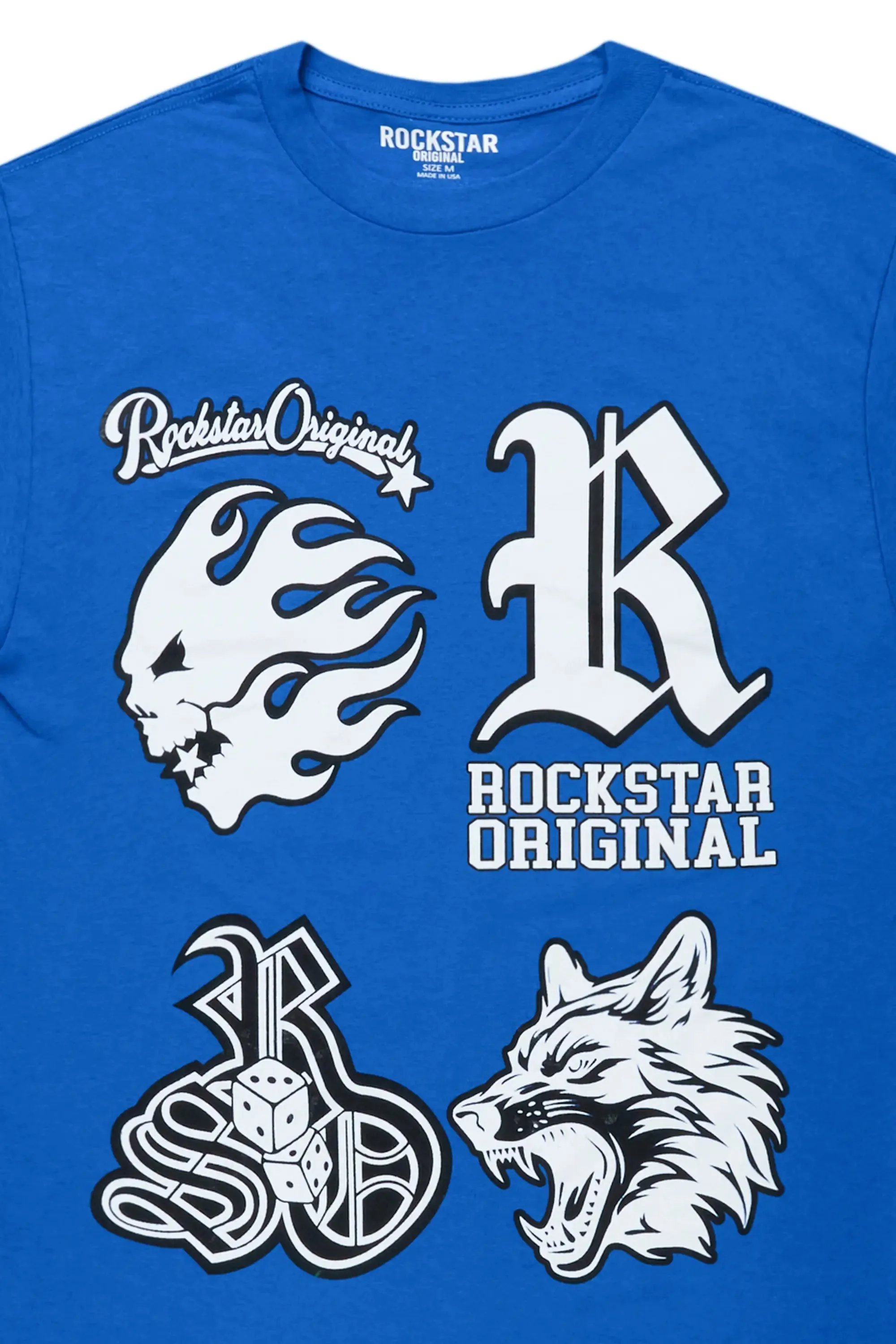 Fagan Royal Blue Graphic T-Shirt sold by Rockstar Original product image thumbnail 4