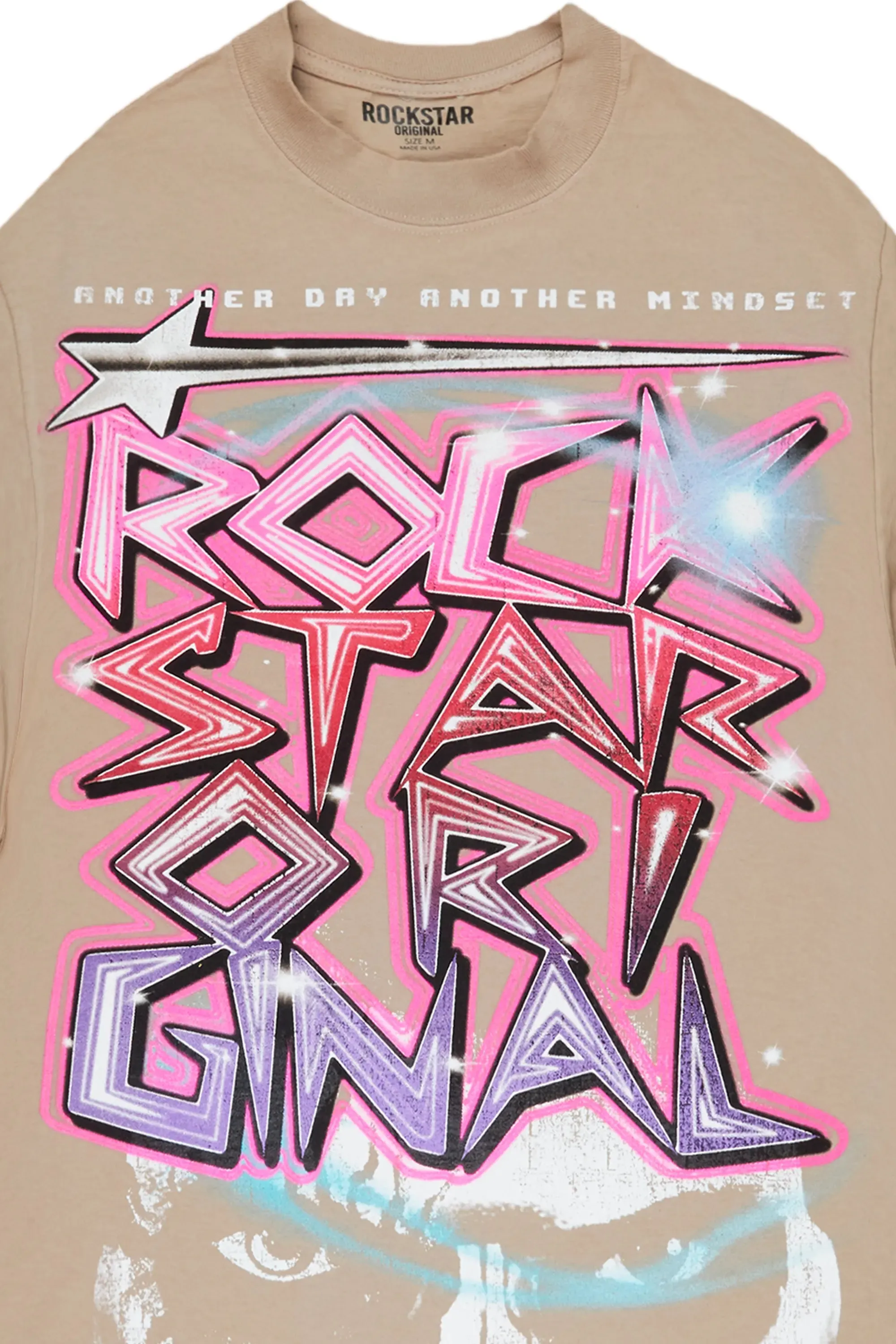 Krog Oatmeal Oversized Graphic T-Shirt sold by Rockstar Original product image thumbnail 4