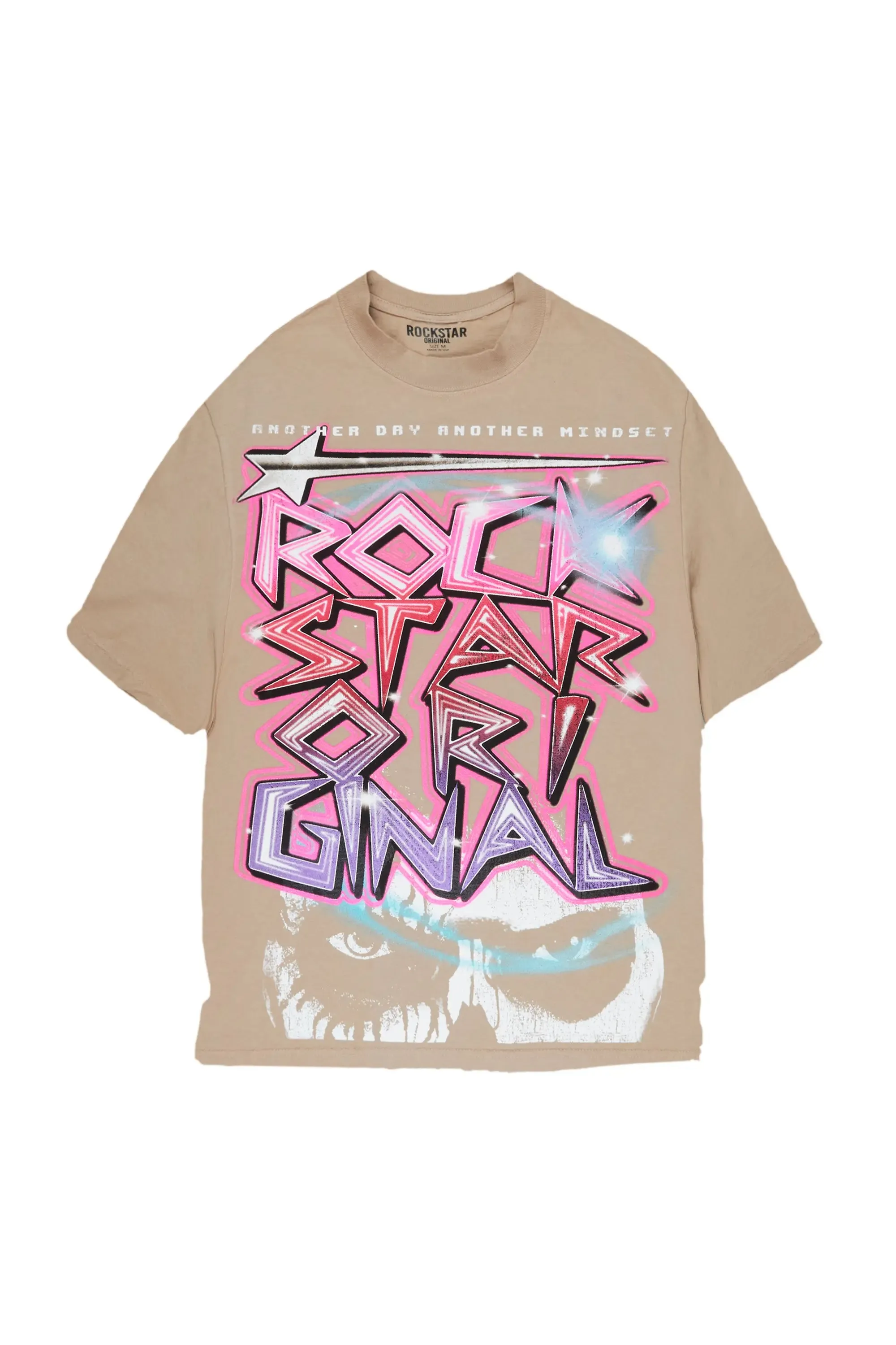 Krog Oatmeal Oversized Graphic T-Shirt sold by Rockstar Original product image thumbnail 3