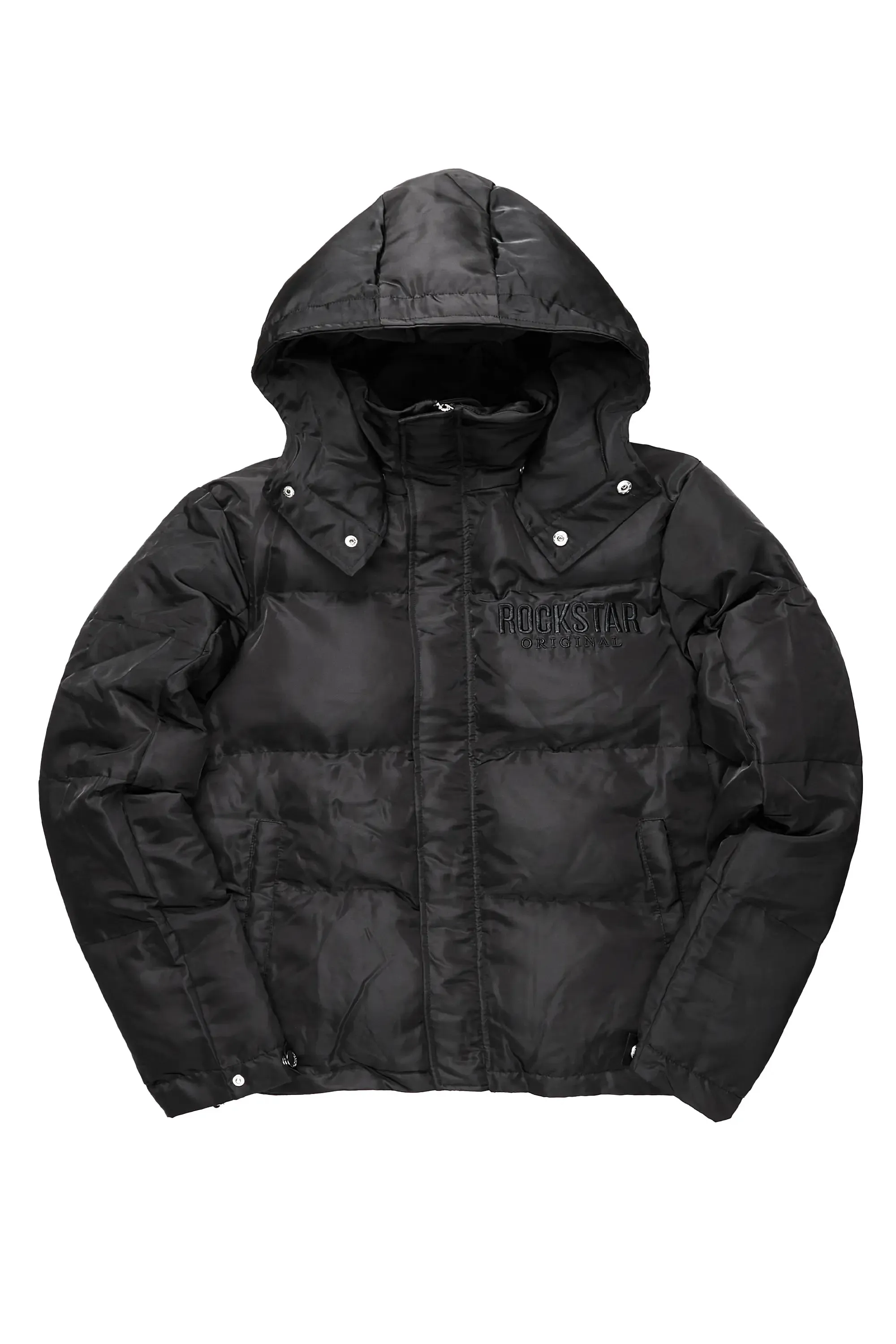 Brynn Black Puffer Jacket sold by Rockstar Original product image thumbnail 2