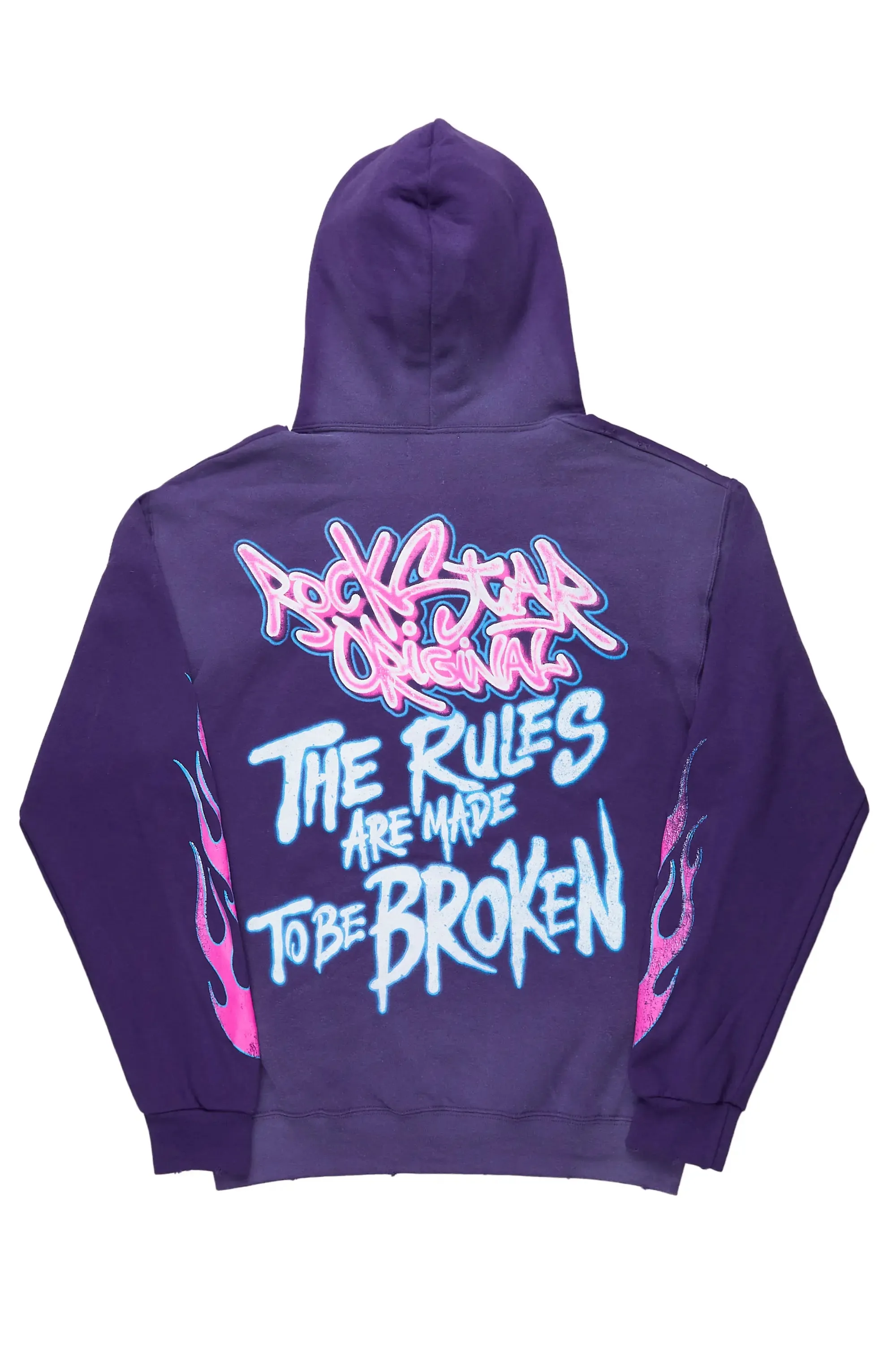 Marielos Purple Oversized Hoodie sold by Rockstar Original product image thumbnail 3