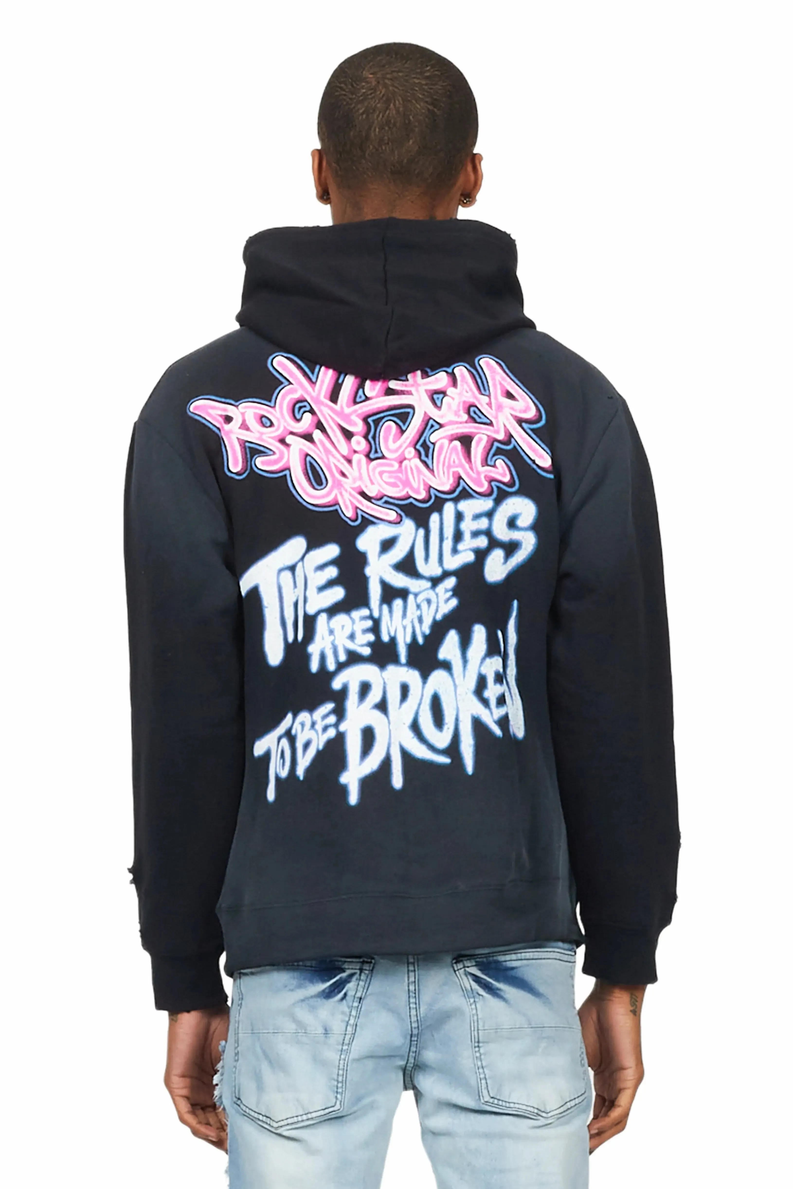 Barber Black Graphic Hoodie sold by Rockstar Original product image thumbnail 5