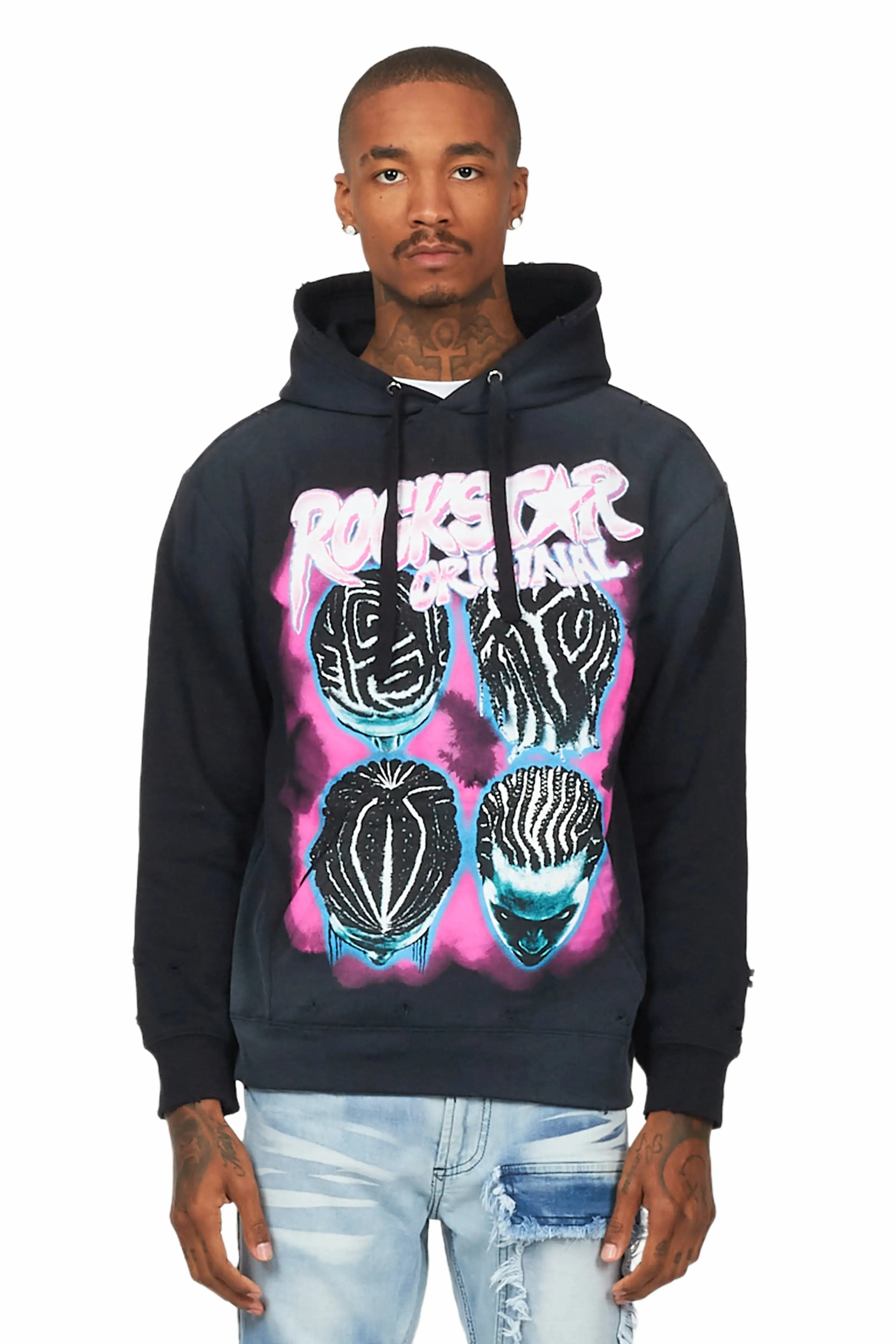 Barber Black Graphic Hoodie sold by Rockstar Original