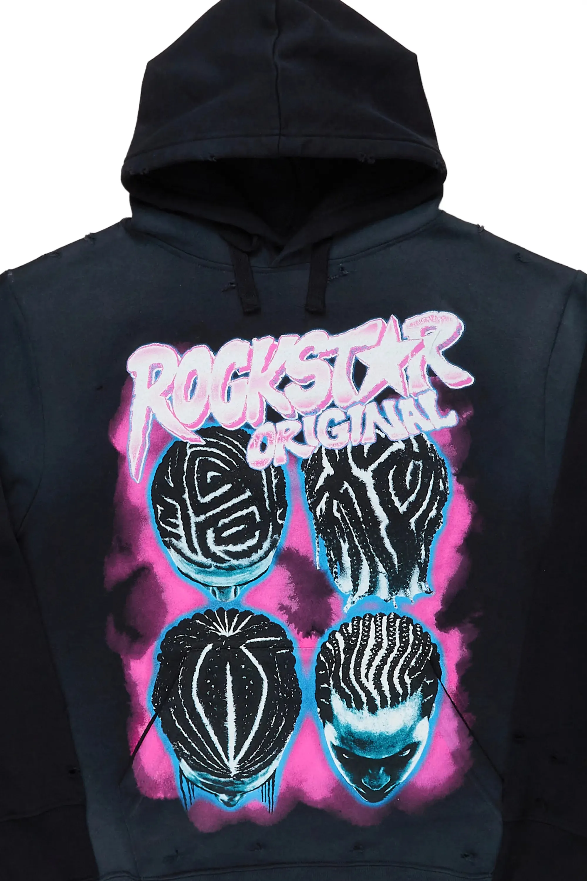 Barber Black Graphic Hoodie sold by Rockstar Original product image thumbnail 3