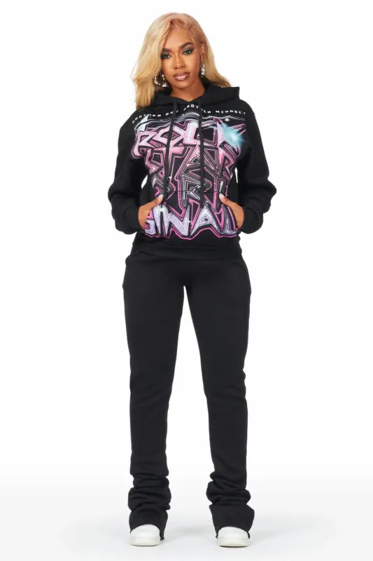 Tikiara Black Super Stacked Trackset sold by Rockstar Original