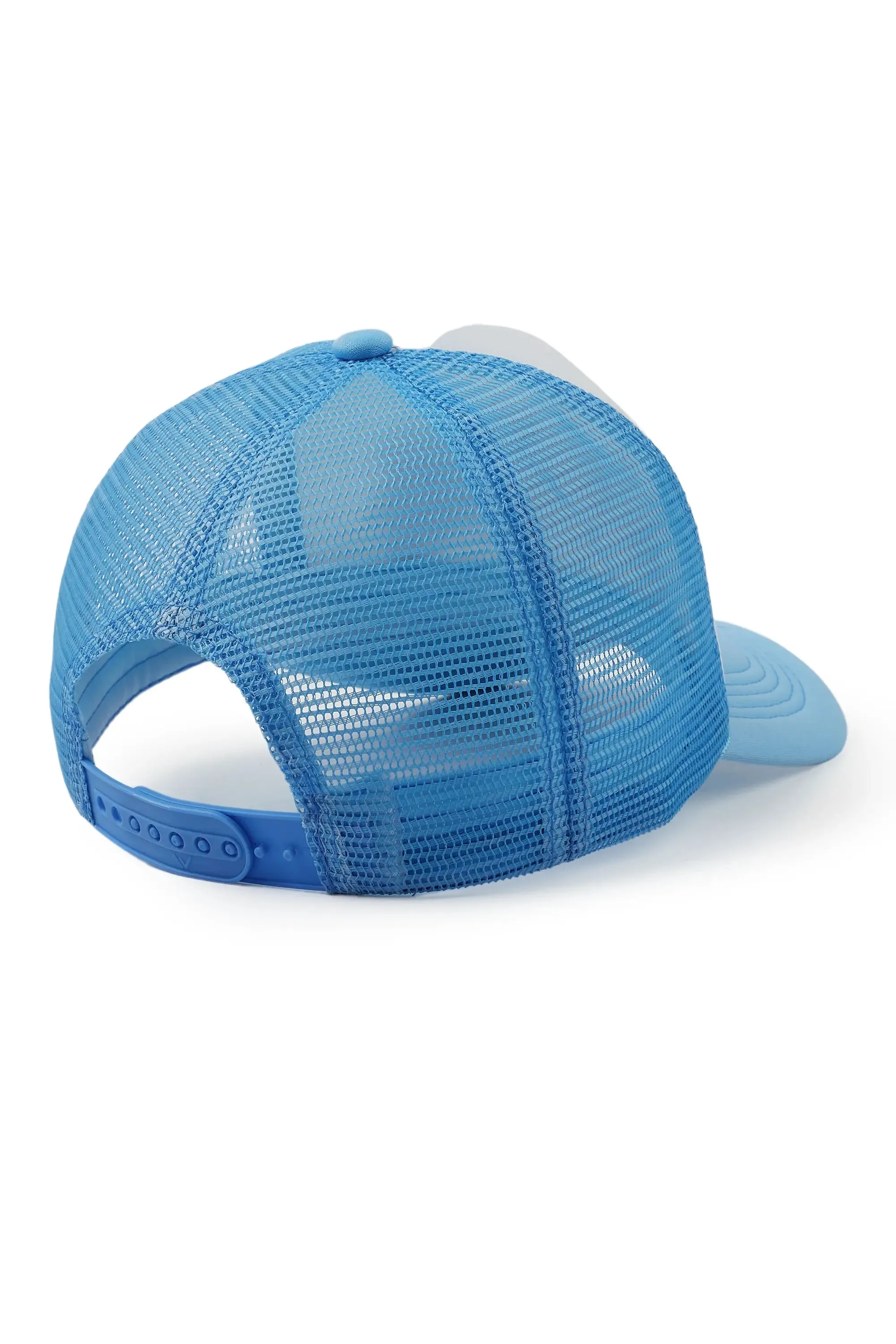 Geek Skull White/Blue Trucker Hat sold by Rockstar Original product image thumbnail 3