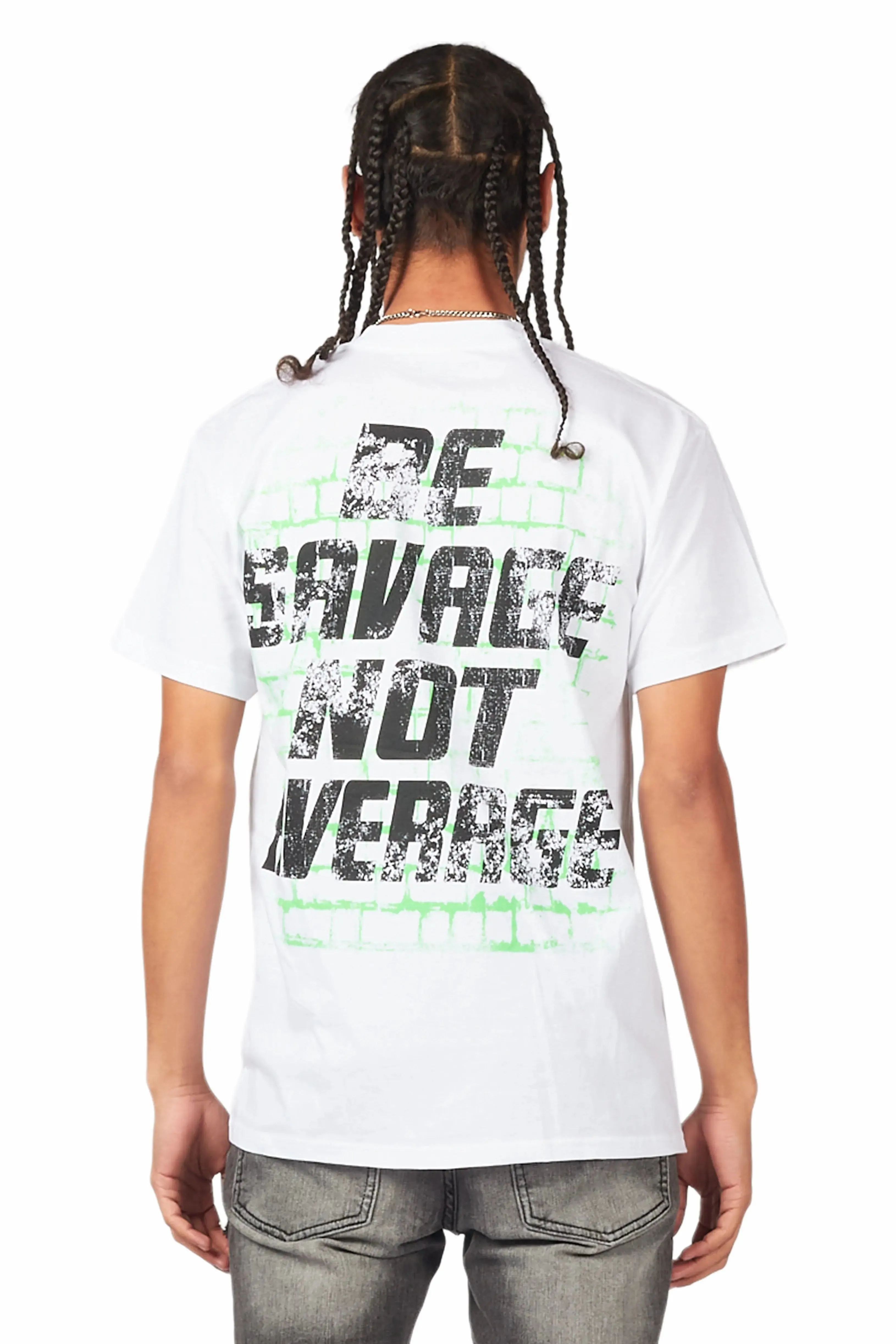 Machine Gun White Graphic T-Shirt sold by Rockstar Original product image thumbnail 2