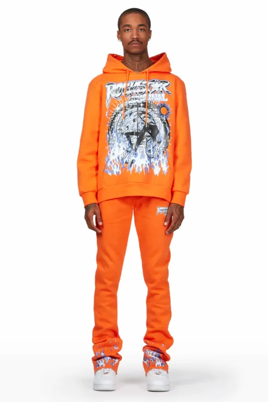Bruno Orange Stacked Flare Track Set sold by Rockstar Original