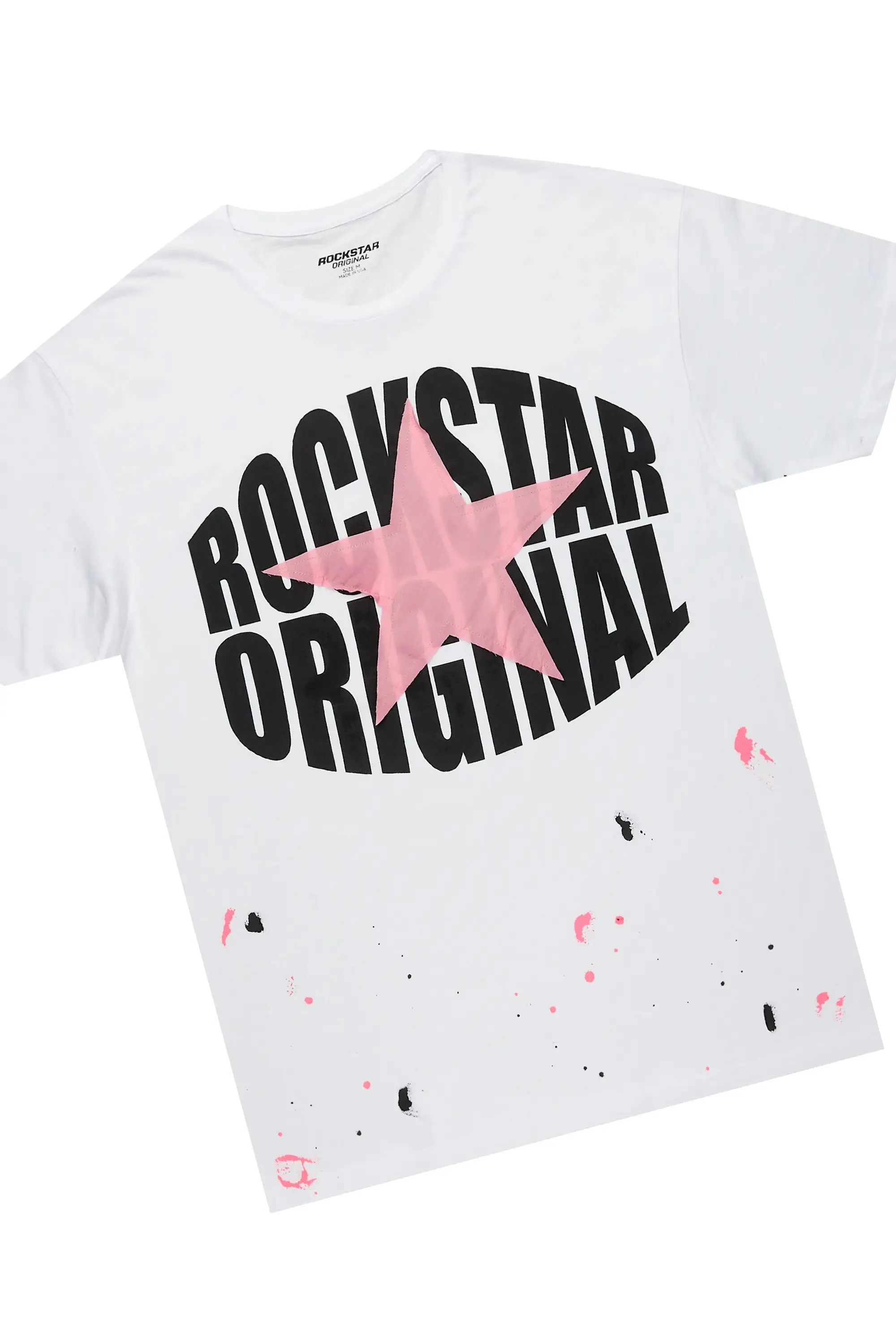 Danaysa White/Black T-Shirt Trackset sold by Rockstar Original product image thumbnail 3