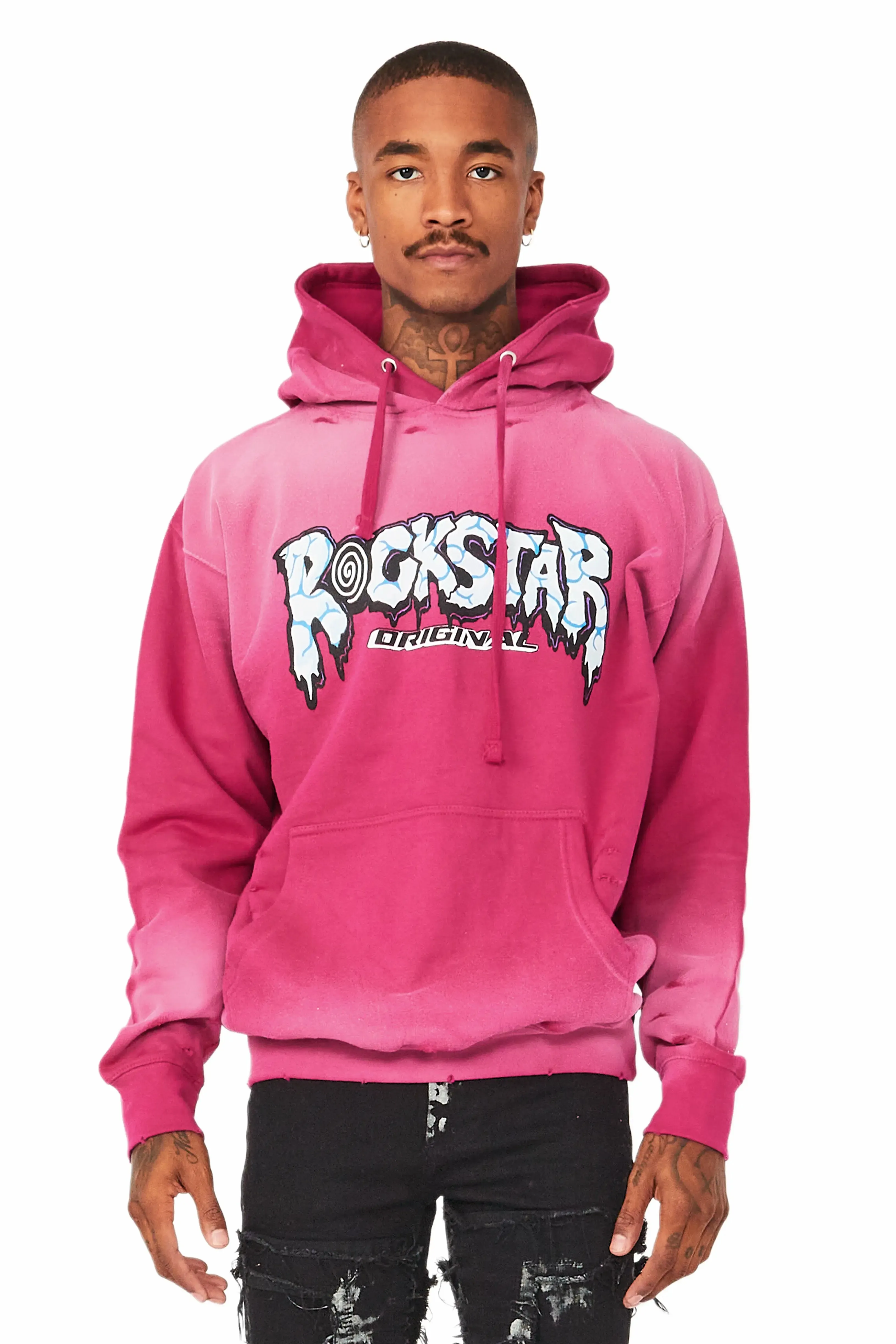 Gorka Pink Graphic Hoodie sold by Rockstar Original product image thumbnail 3