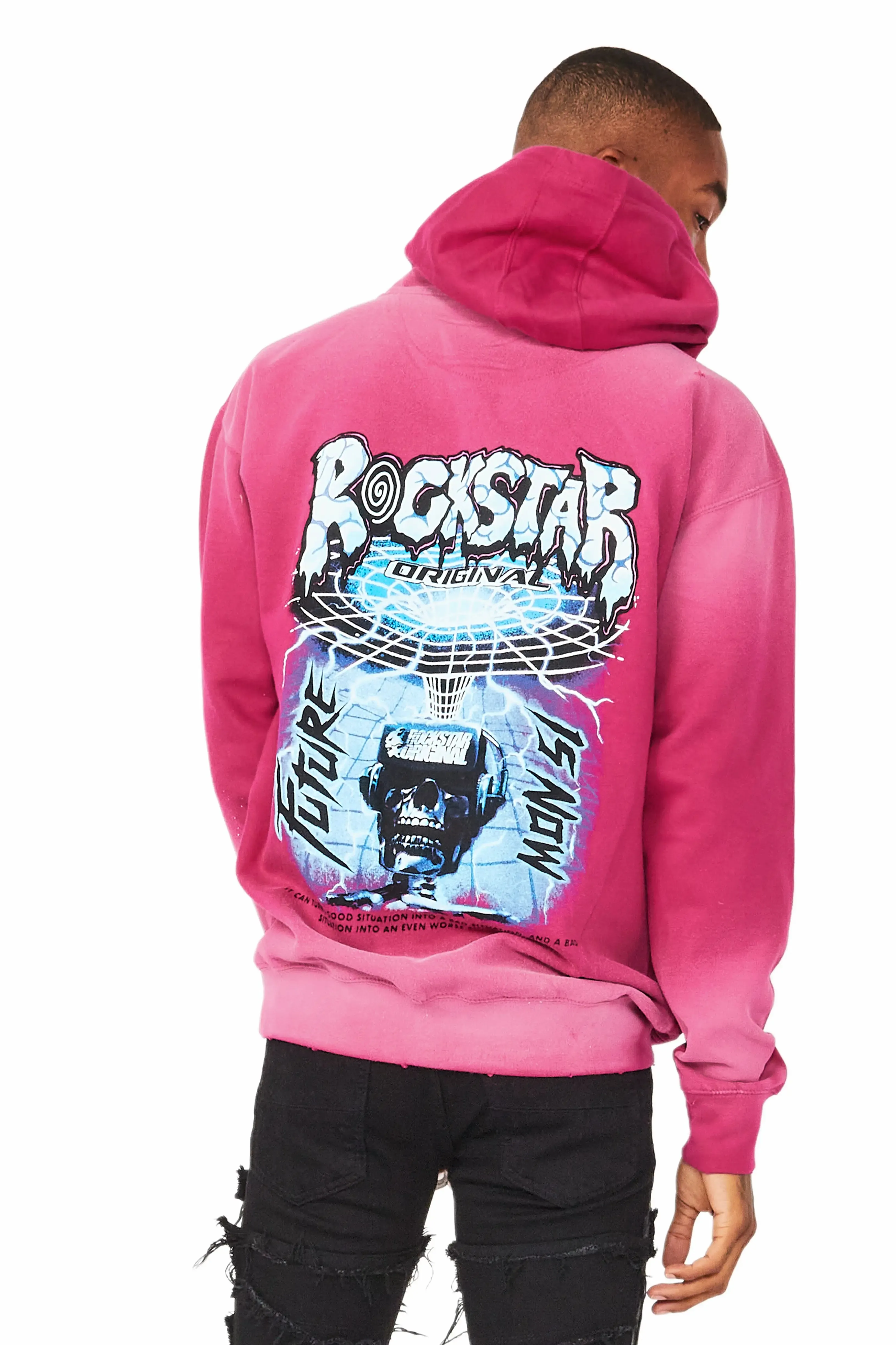 Gorka Pink Graphic Hoodie sold by Rockstar Original product image thumbnail 2