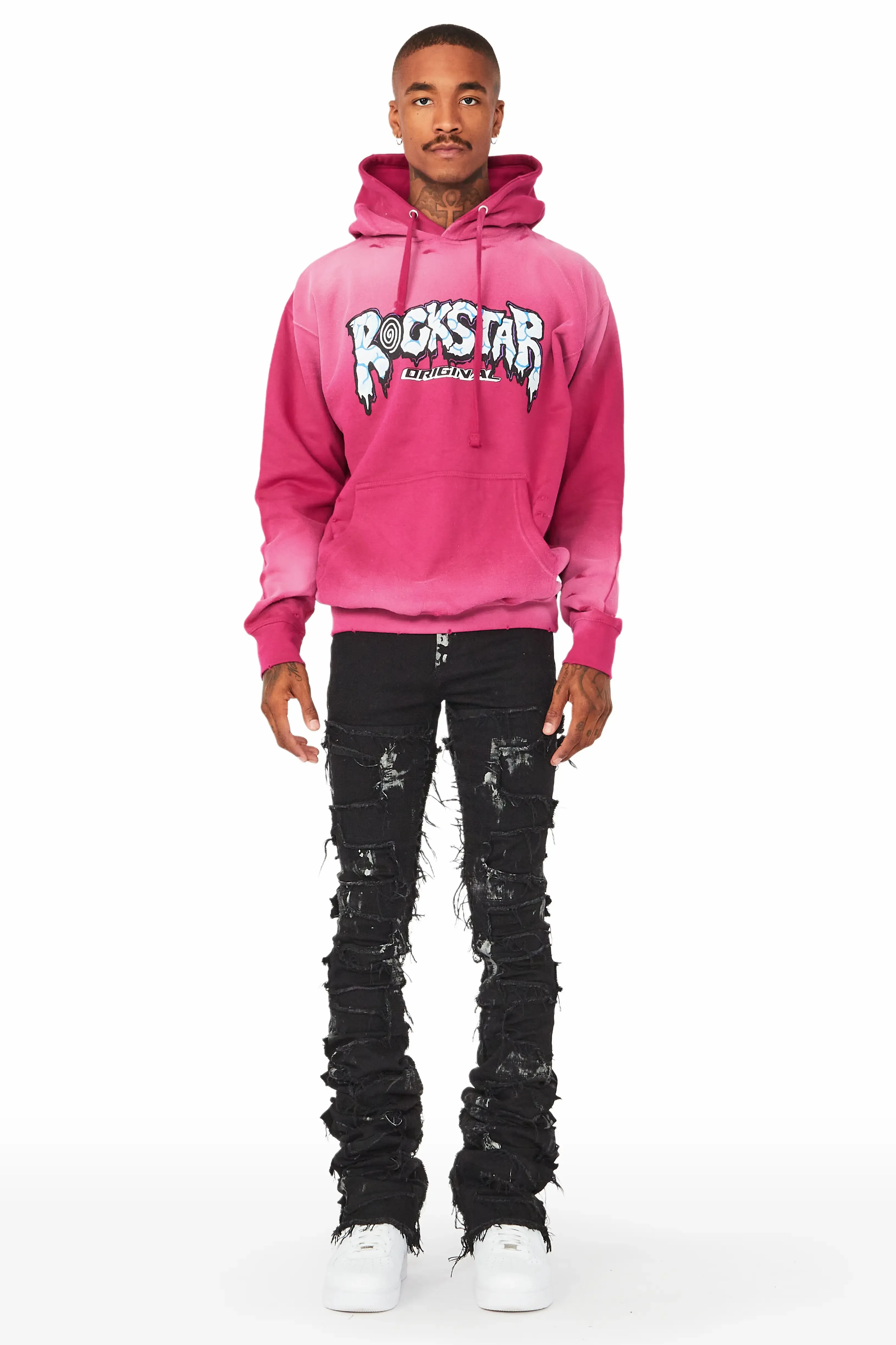 Gorka Pink Graphic Hoodie sold by Rockstar Original product image thumbnail 5