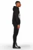 Thierry Black Super Stacked Flare Track Pant Set sold by Rockstar Original