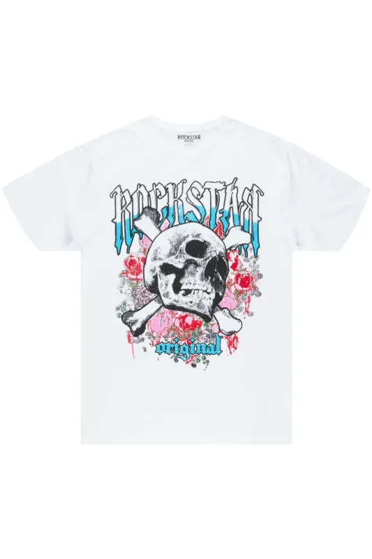 Nexum White Graphic T-Shirt sold by Rockstar Original