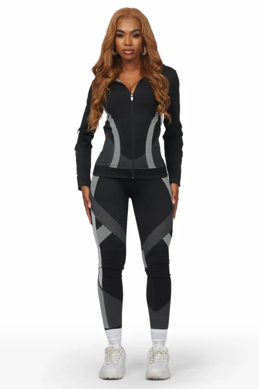 Latisha Black Active Set sold by Rockstar Original