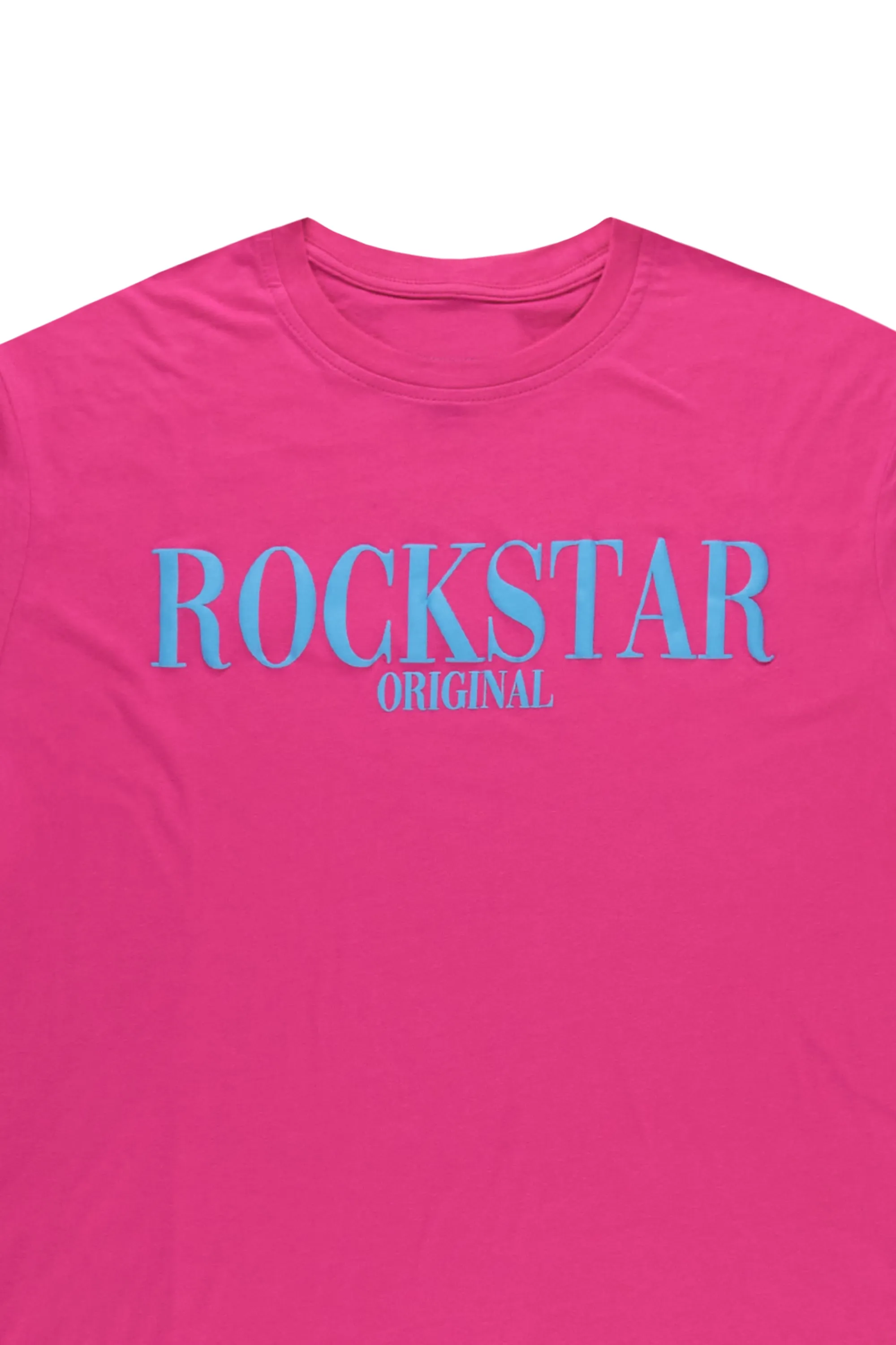 Octavio Printed T-Shirt-Orchid/Blue sold by Rockstar Original product image thumbnail 2