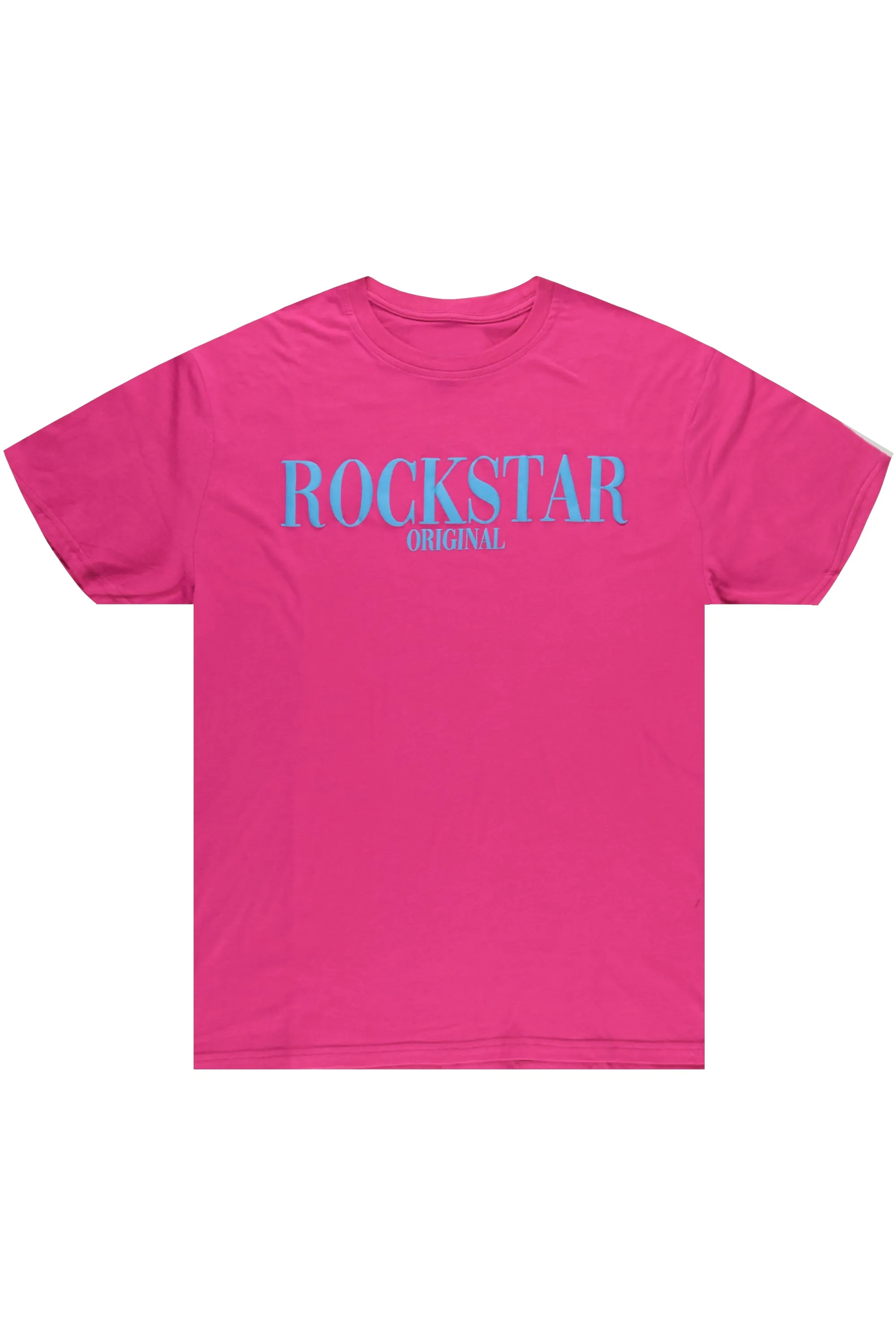 Octavio Printed T-Shirt-Orchid/Blue sold by Rockstar Original