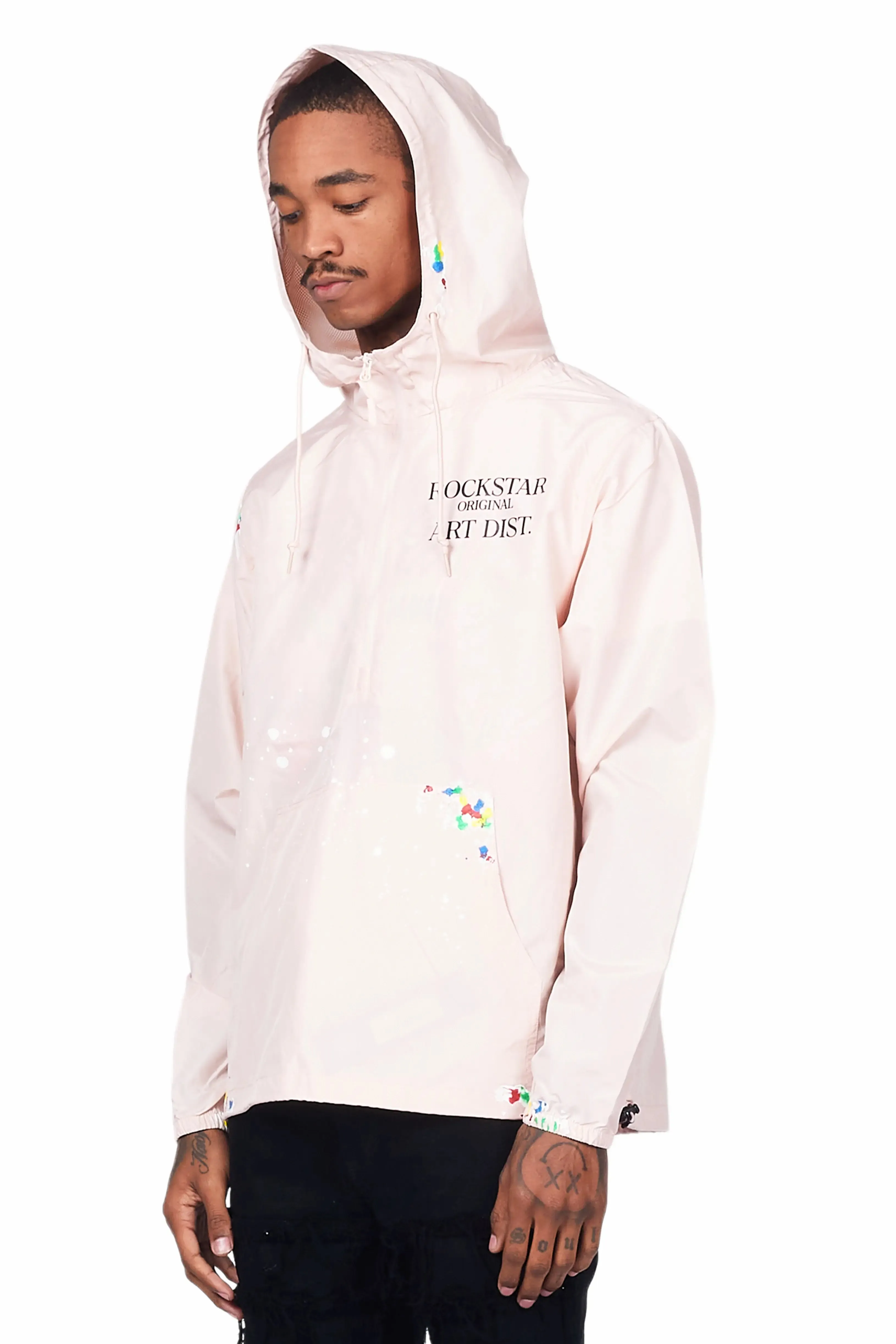 Garix Pink Graphic Windbreaker sold by Rockstar Original product image thumbnail 4