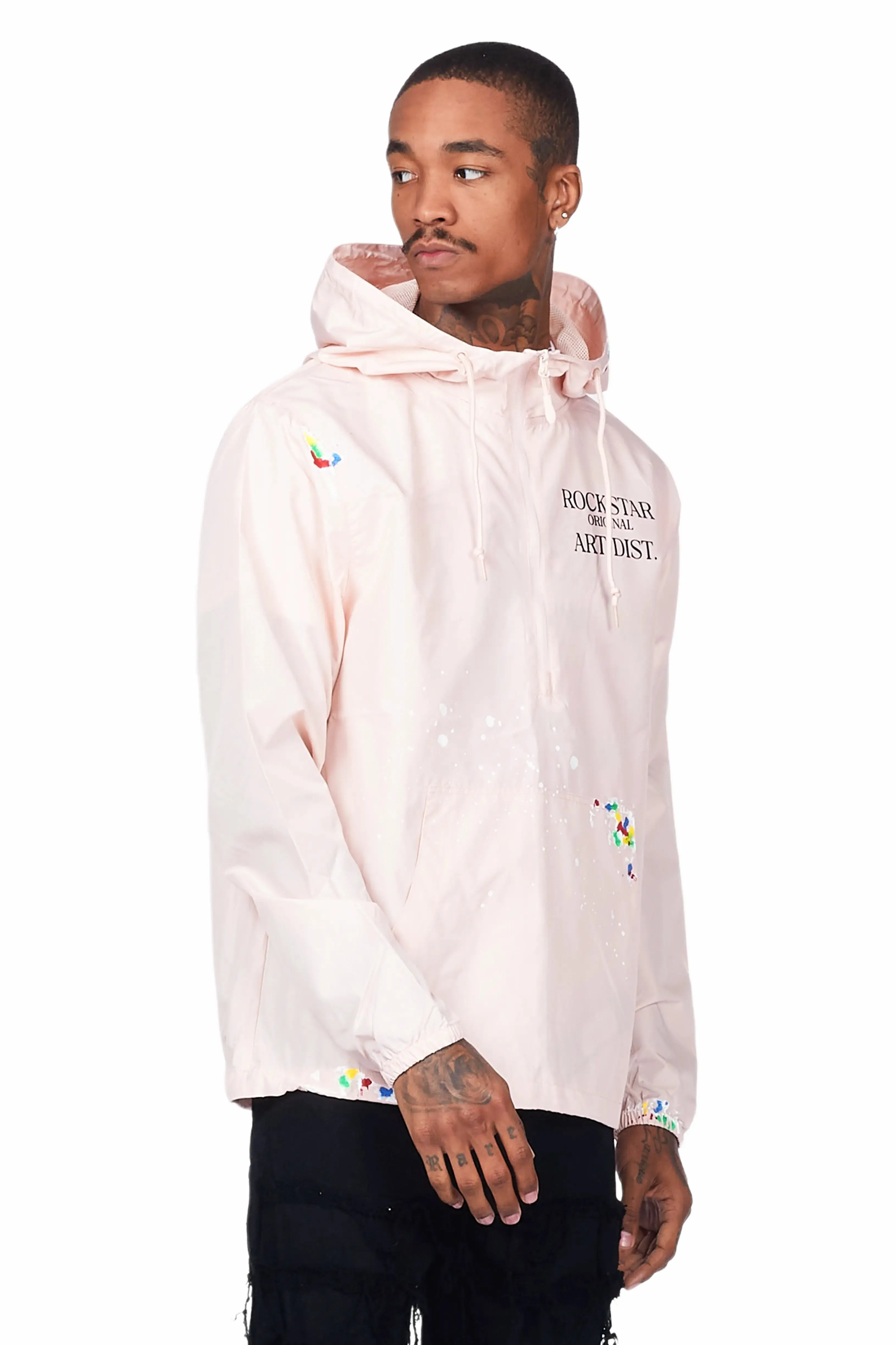 Garix Pink Graphic Windbreaker sold by Rockstar Original product image thumbnail 3