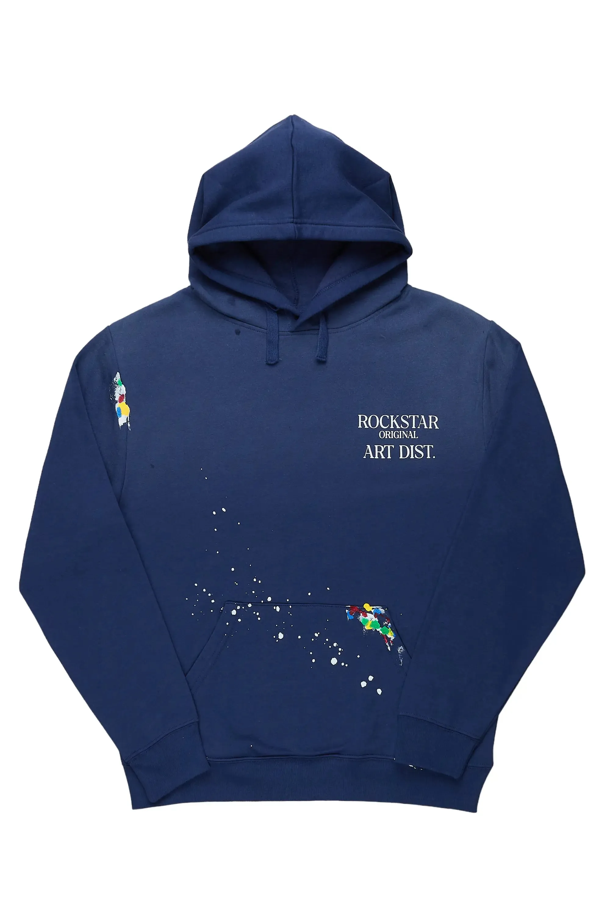 Rockstar Art Dist. Steel Blue Graphic Hoodie sold by Rockstar Original product image thumbnail 2