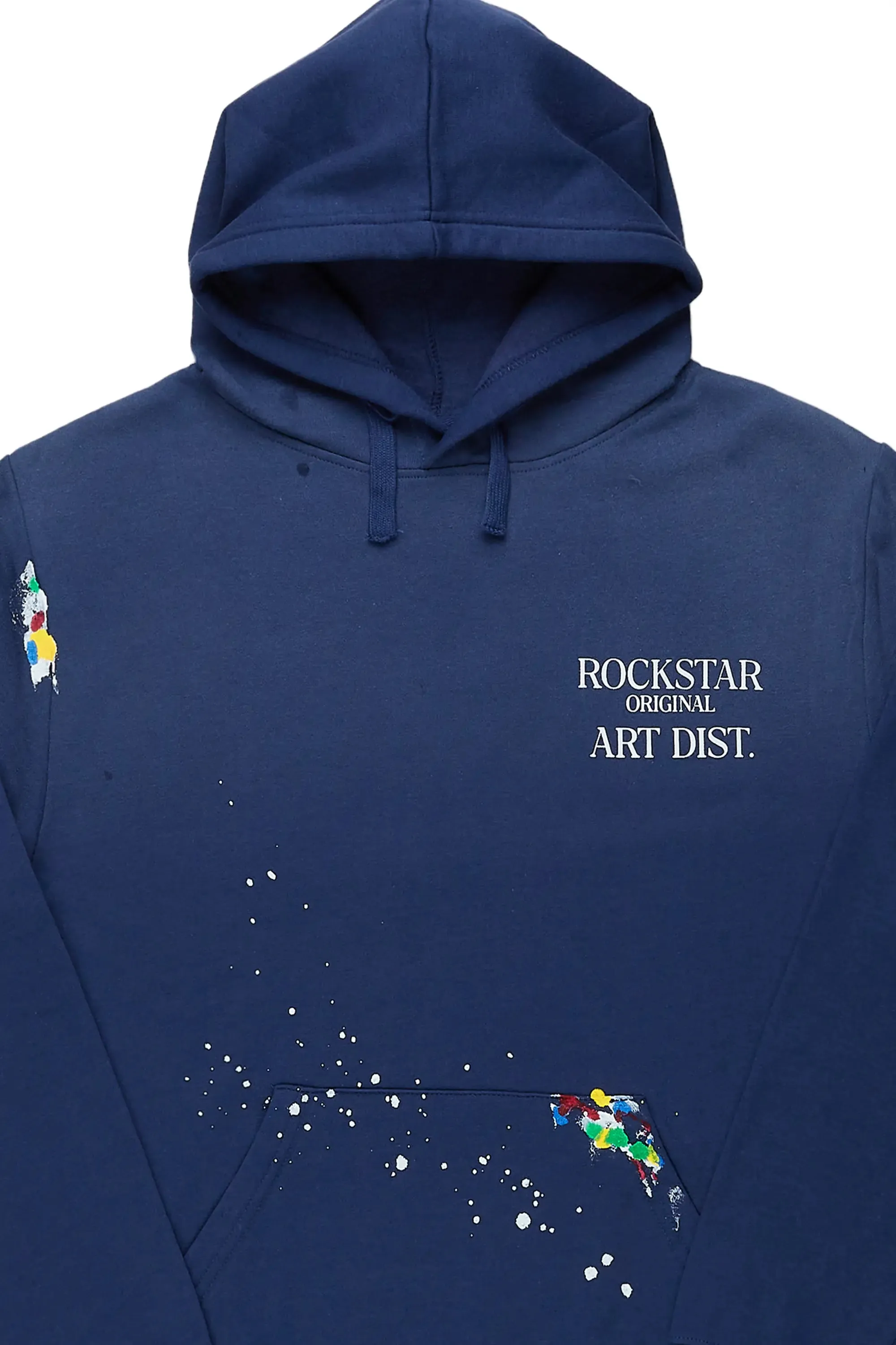 Rockstar Art Dist. Steel Blue Graphic Hoodie sold by Rockstar Original product image thumbnail 3