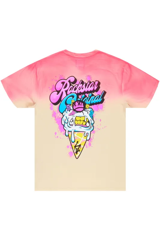 Nice Dreem Beige Graphic T-Shirt sold by Rockstar Original