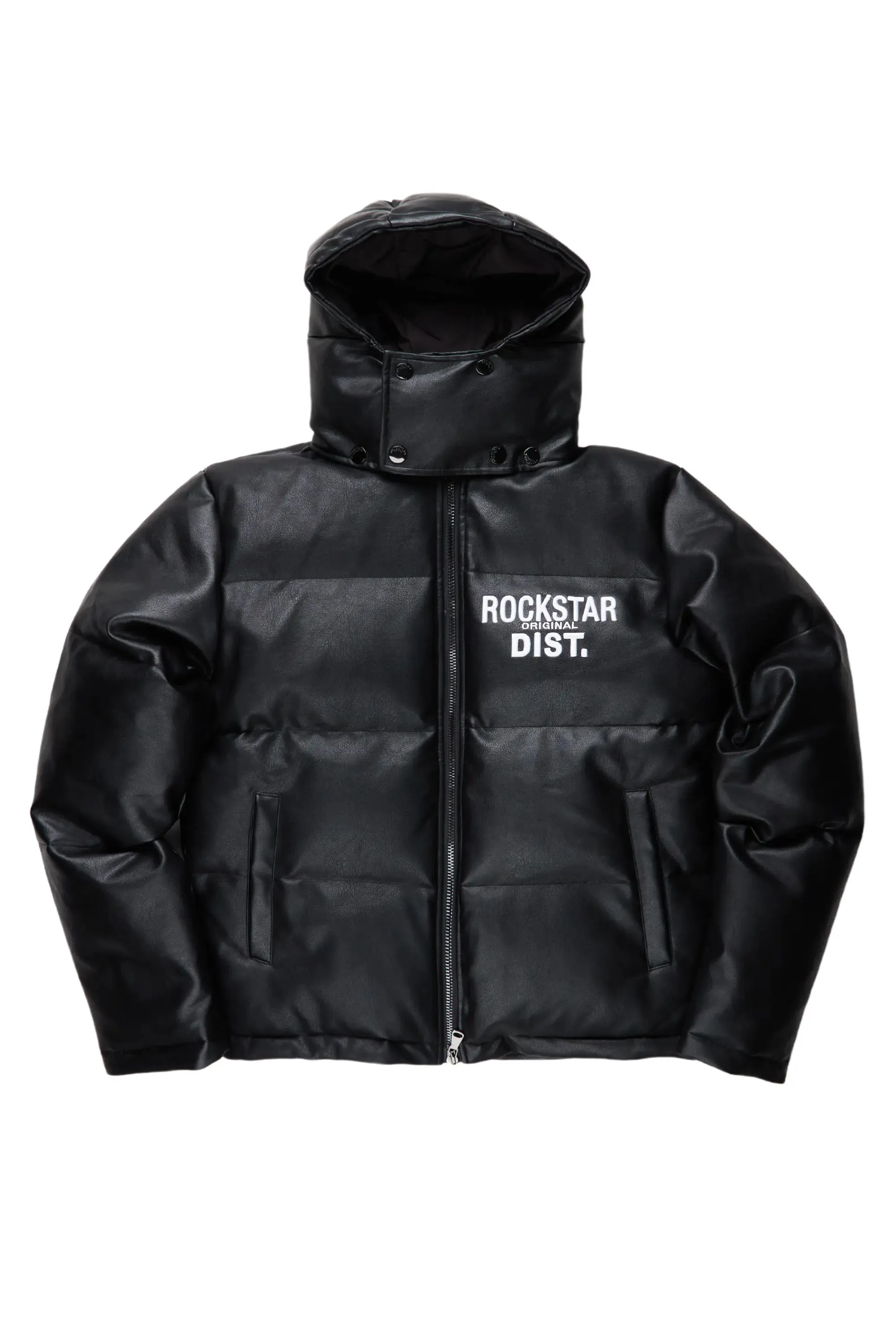 Kensen Black Puffer Jacket sold by Rockstar Original product image thumbnail 3