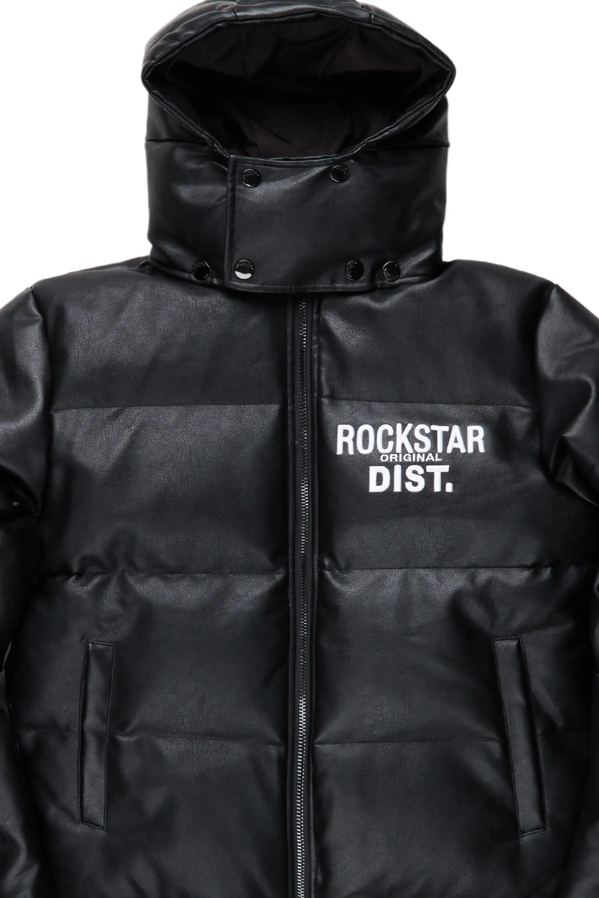Kensen Black Puffer Jacket sold by Rockstar Original product image thumbnail 4