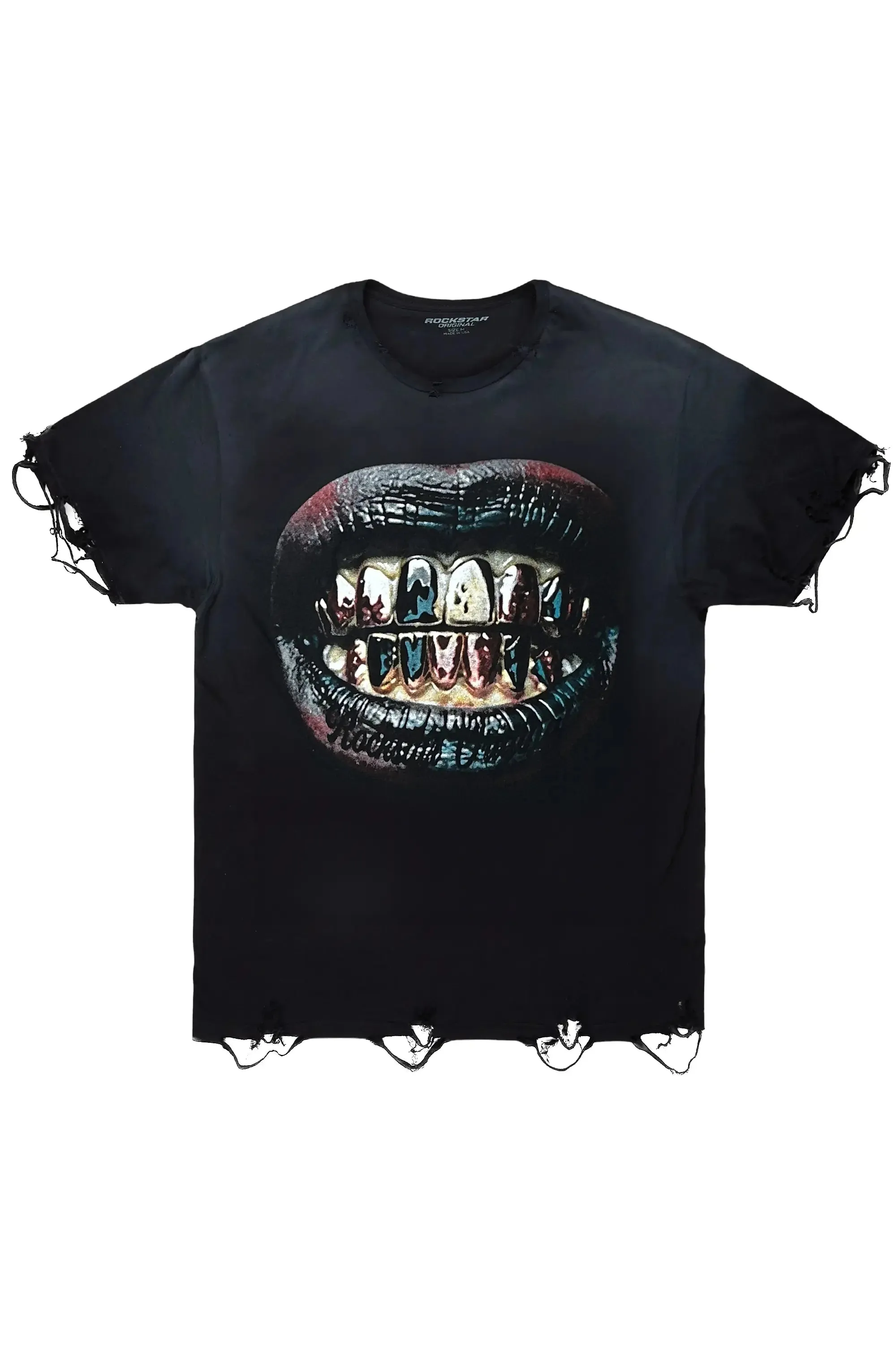 Gonen Black Oversized Graphic T-Shirt sold by Rockstar Original