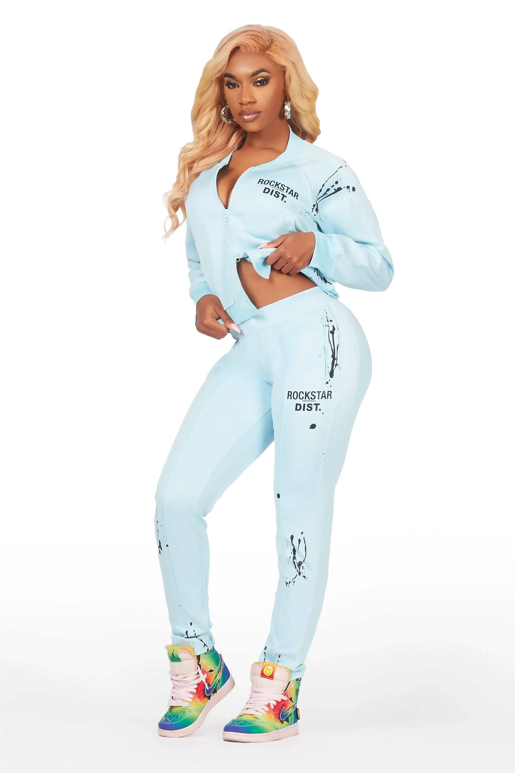 Arelia Teal Drippy Trackset sold by Rockstar Original